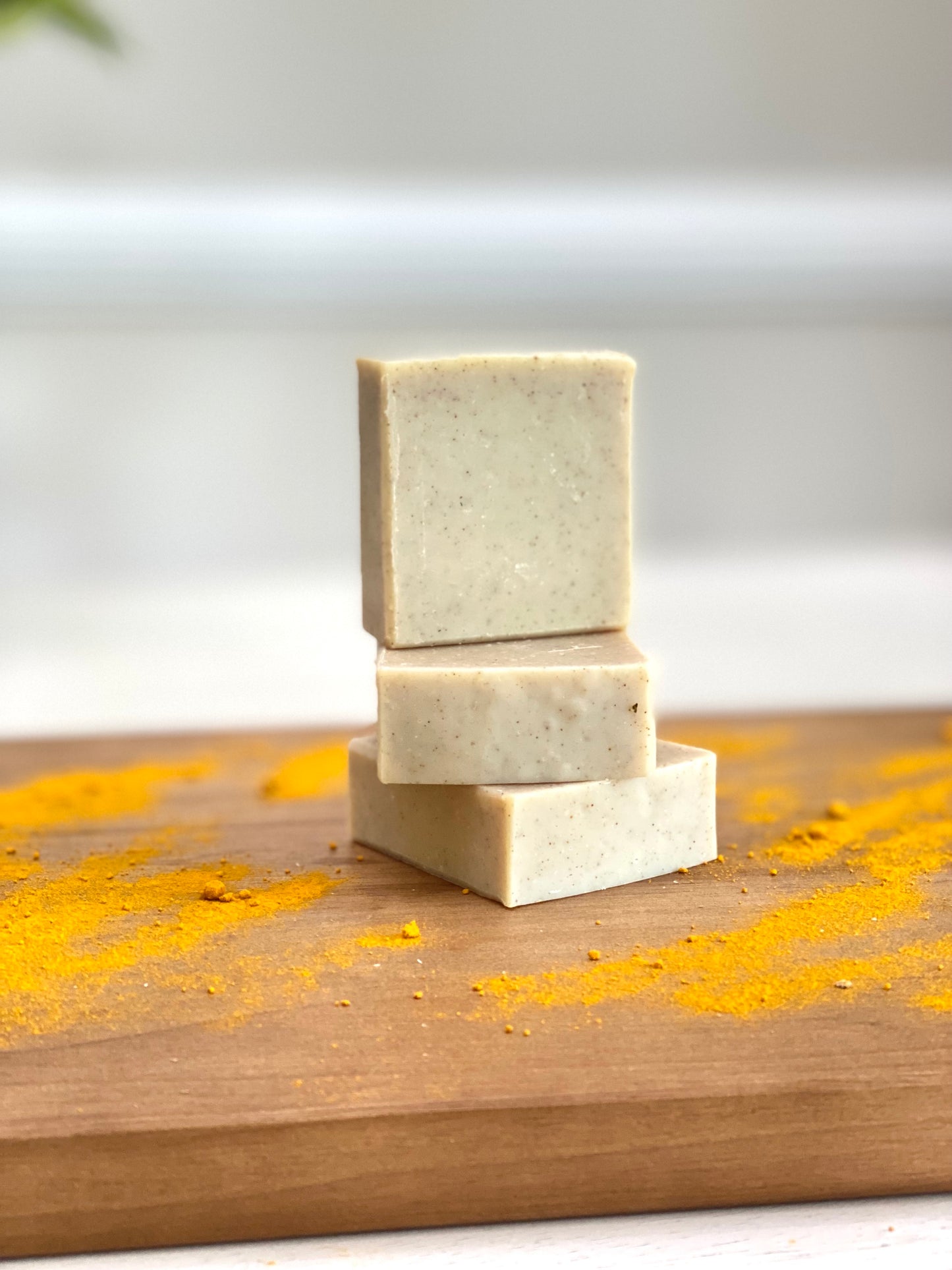 5 oz Goat's Milk Tumeric & Cinnamon Handcrafted Soap - Pluff Mud Mercantile