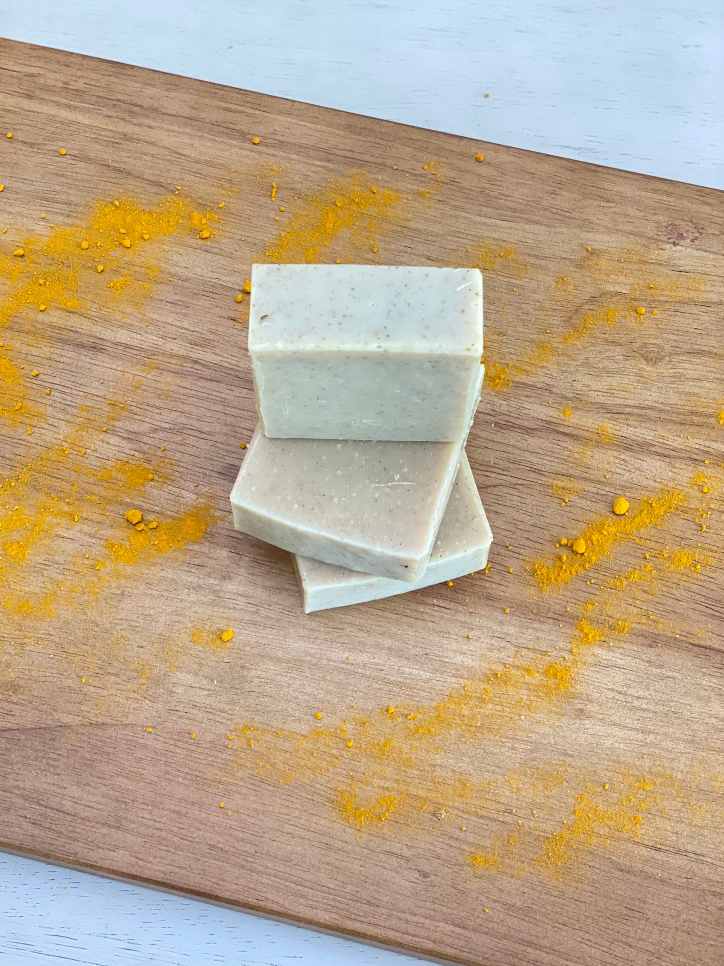 5 oz Goat's Milk Tumeric & Cinnamon Handcrafted Soap - Pluff Mud Mercantile
