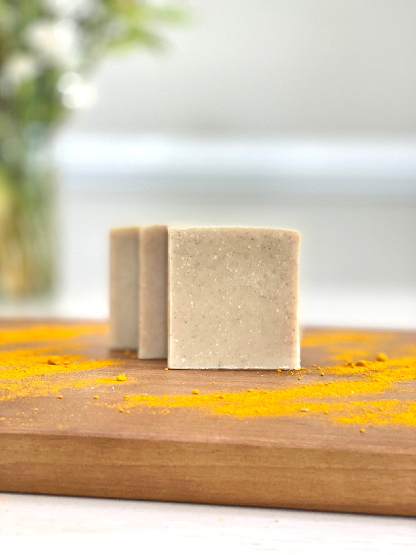 5 oz Goat's Milk Tumeric & Cinnamon Handcrafted Soap - Pluff Mud Mercantile