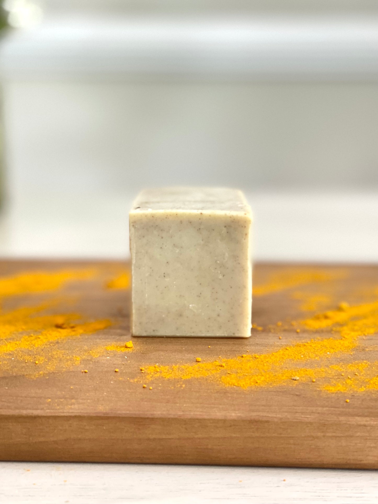 5 oz Goat's Milk Tumeric & Cinnamon Handcrafted Soap - Pluff Mud Mercantile