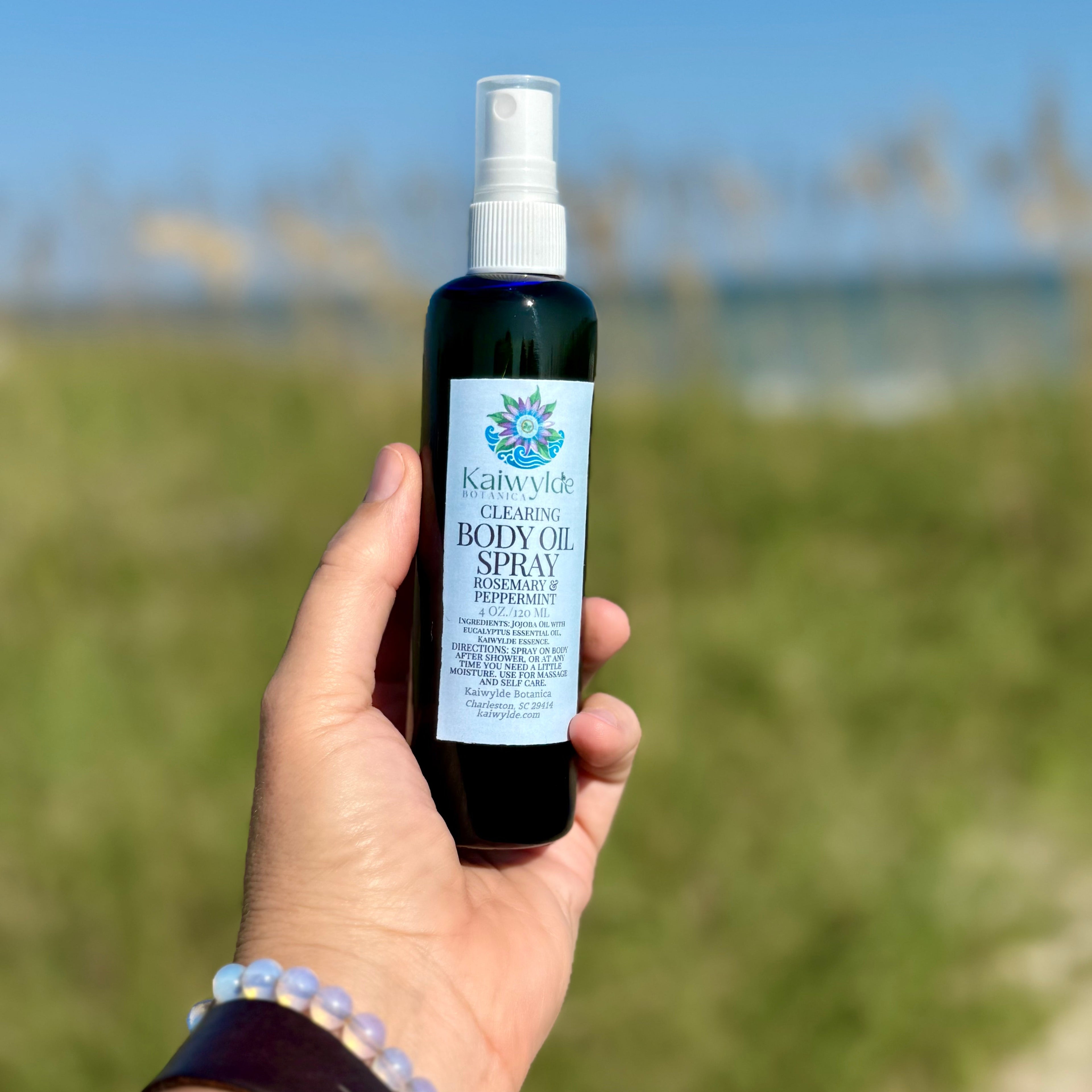 Rosemary & Peppermint - Clearing Kaiwylde Body & Bath Oil Spray 4oz.