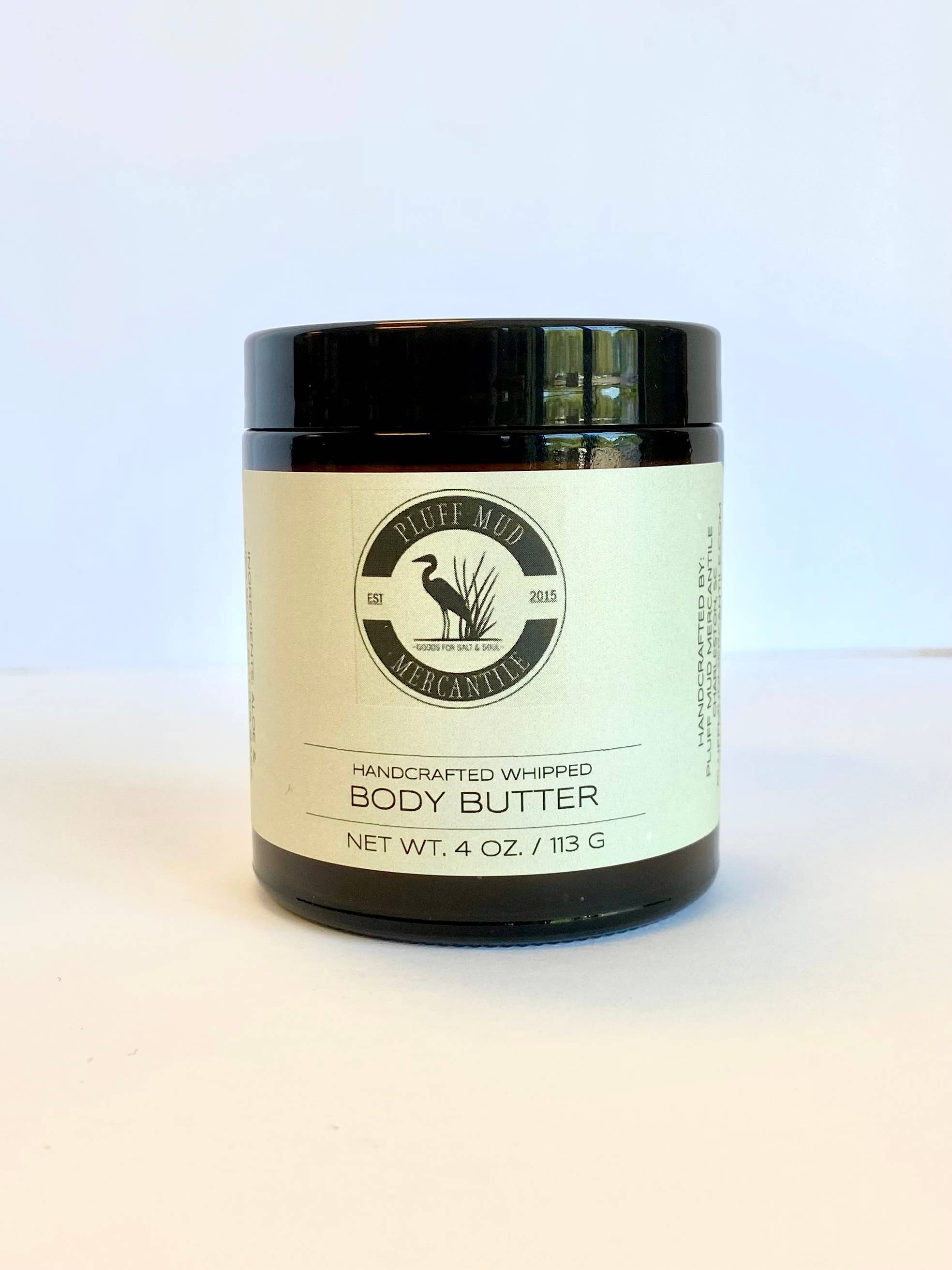 Whipped Body Butter - Bourbon Tobacco Vanilla - Pluff Mud Mercantile