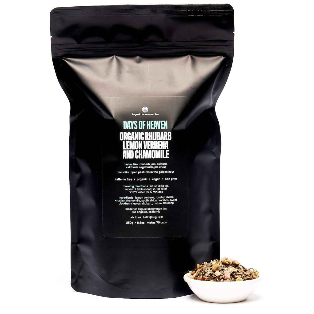 Days of Heaven - Rhubarb Verbena Chamomile Tea (Caffeine Free) 70 cup bag