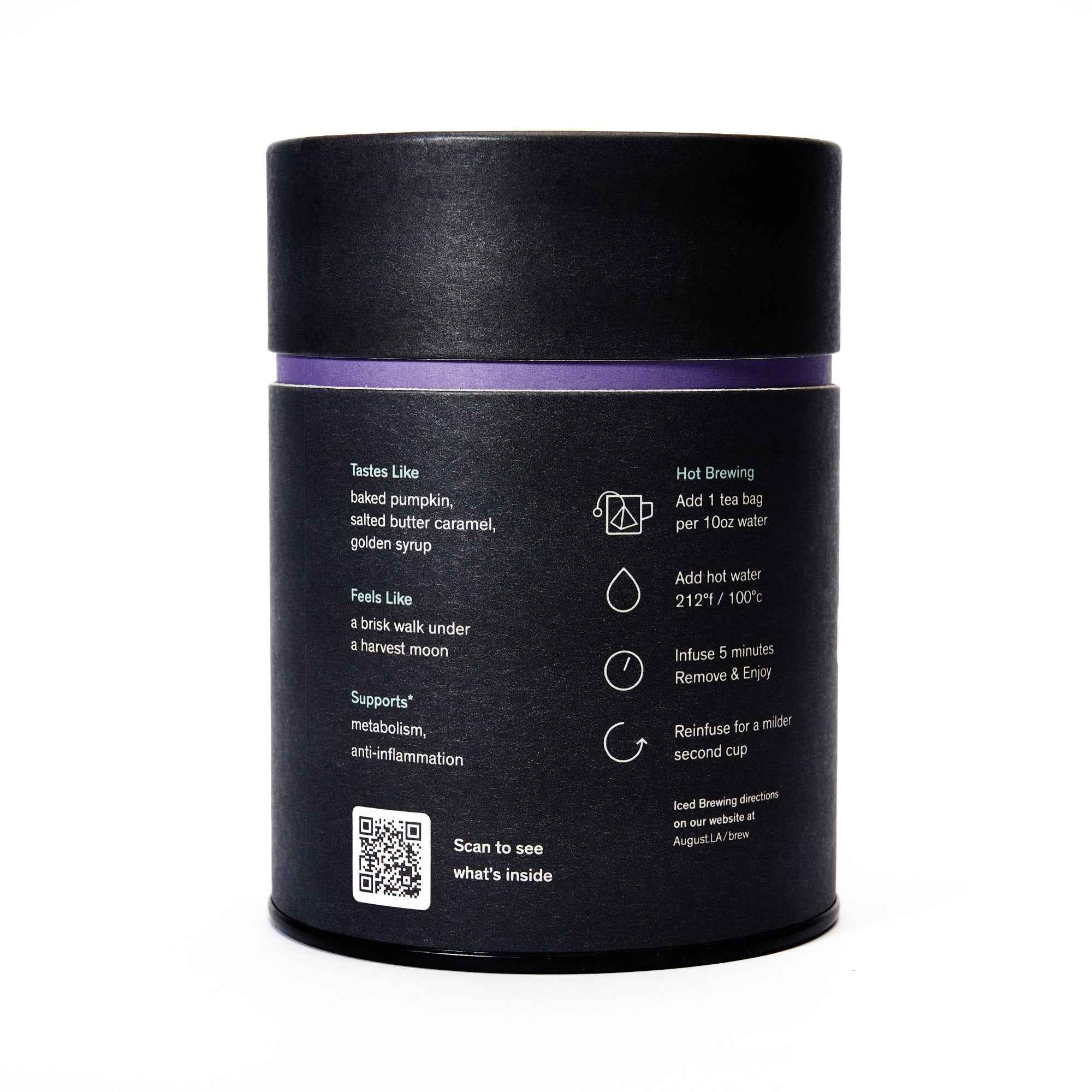 Psychocandy - Roasted Pumpkin Caramel Rooibos Tea (Caffeine Free) (15 Tea Bags)