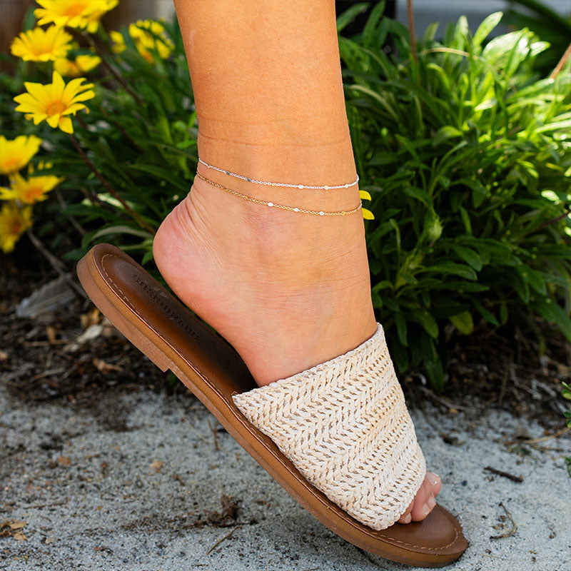 Circles in the Sand Anklet