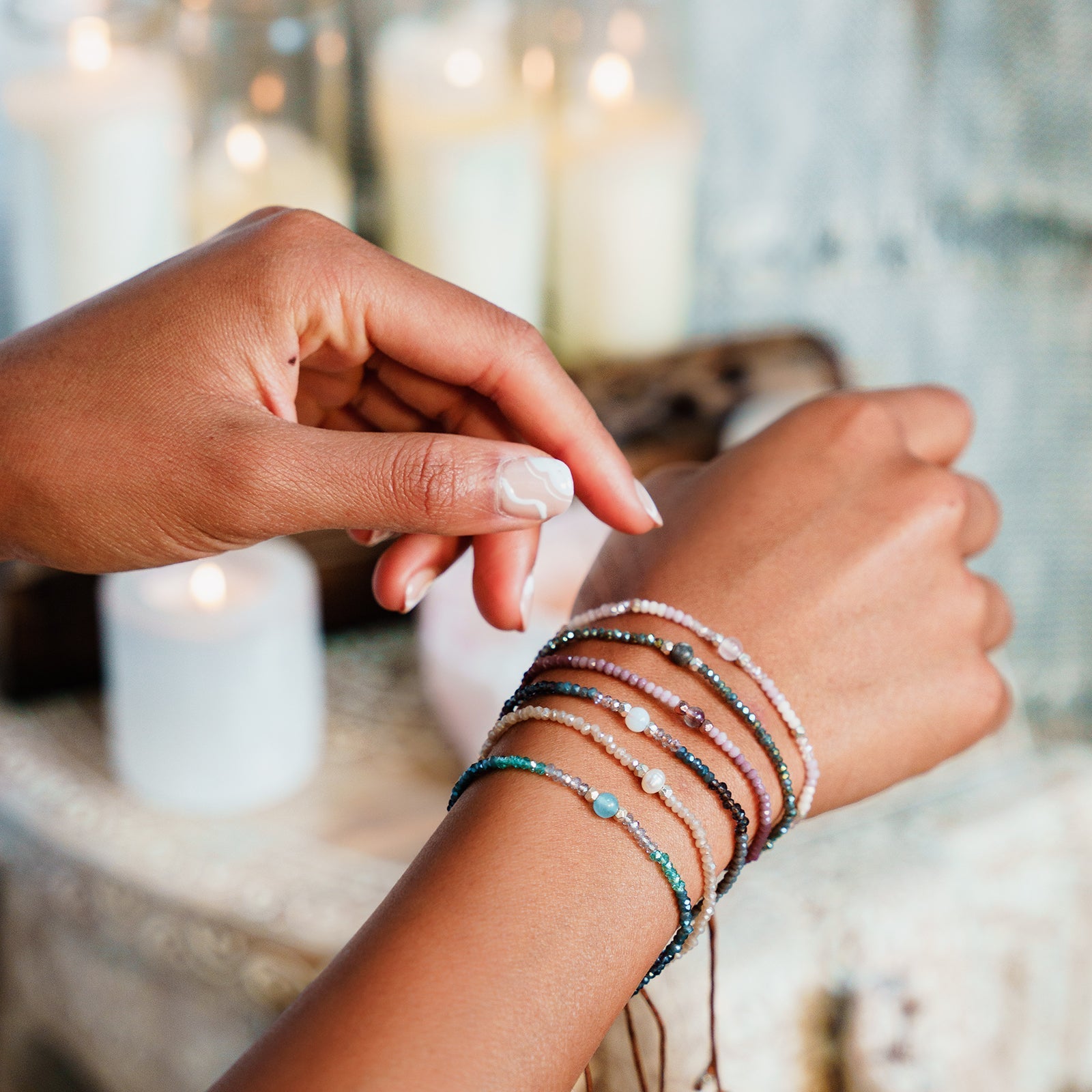 "I Love and Accept Myself as I am" Goddess Bracelet