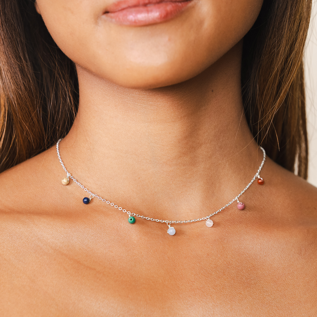 Master Healer Dewdrop Necklace Silver