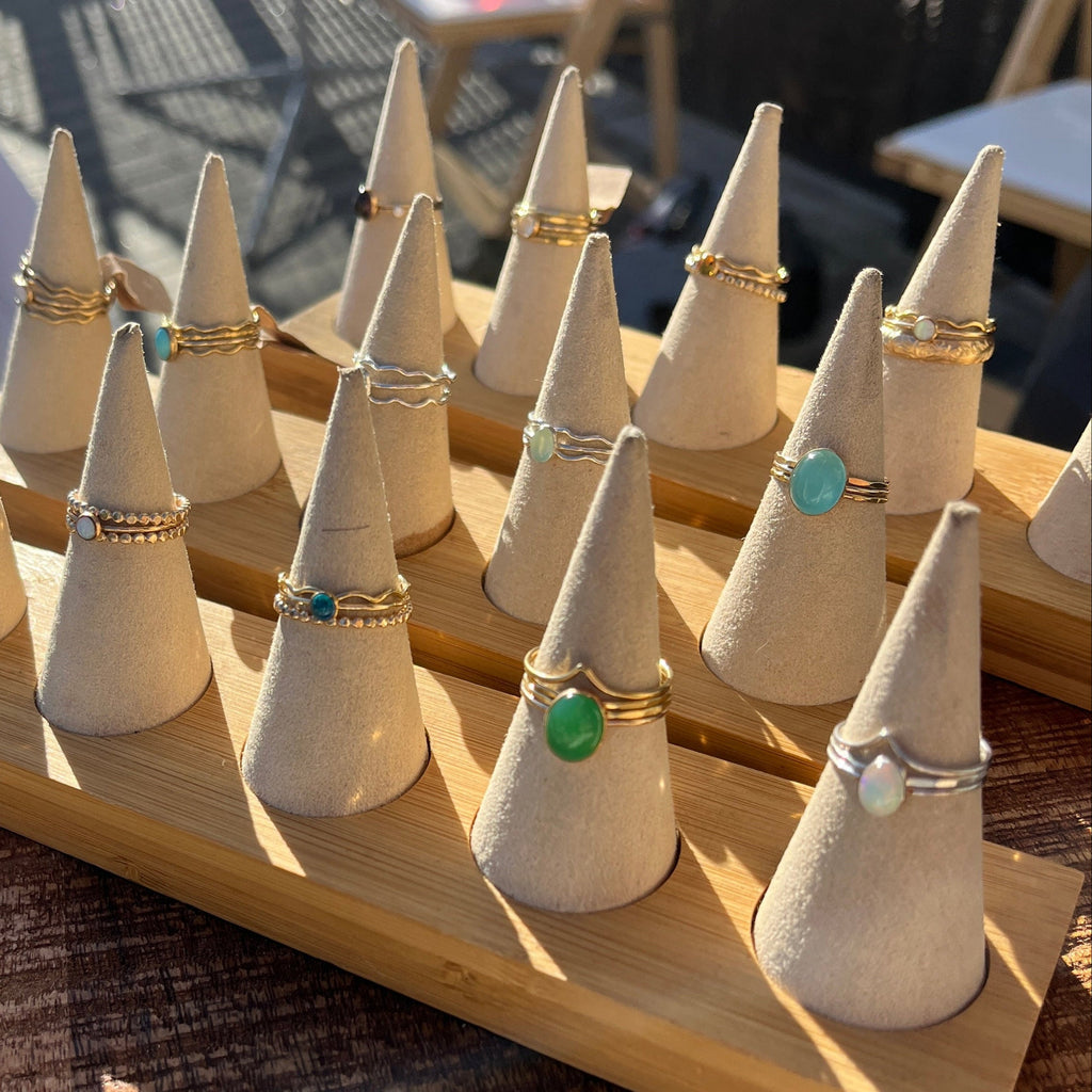 AQUA CHALCEDONY ALBA RING