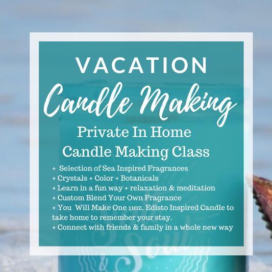 Folly Beach in Home Vacation Candle Making