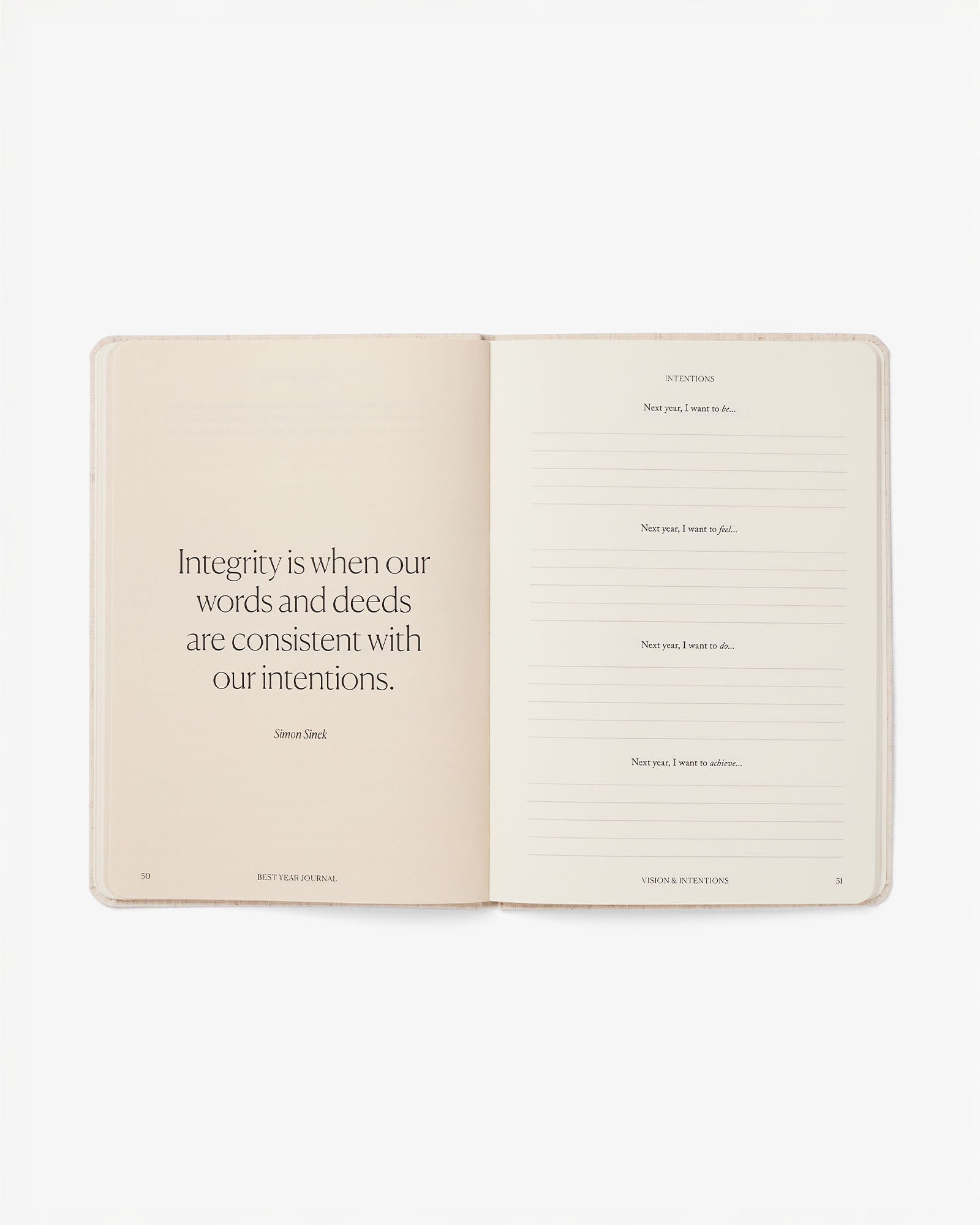 Best Year Journal Essential - Black