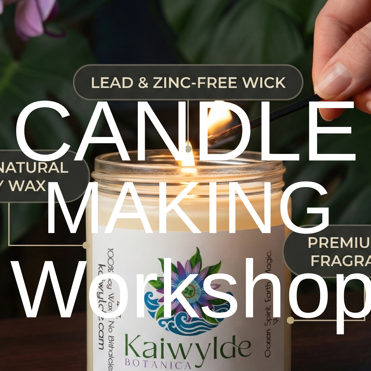 Ocean Inspired Candle Making at Marsh Hen Mill - Edisto