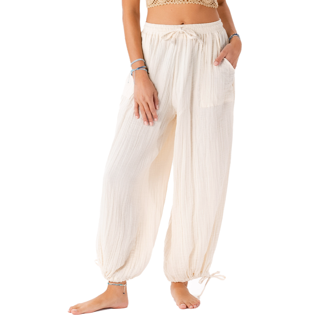 Cream Adventure Cargo Pants Regular
