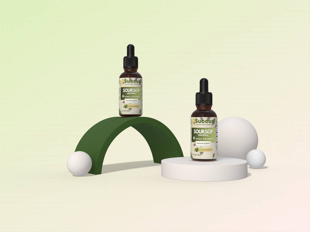 Soursop Tincture | Immune System (High Potency) | Alcohol Free | 1 fl oz