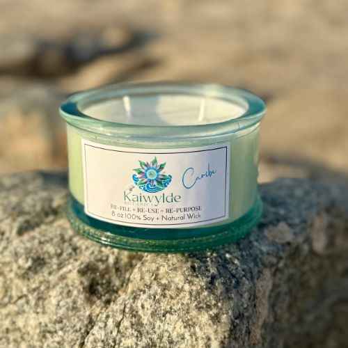 Kaiwylde Botanica 8oz Clear Jar Candle