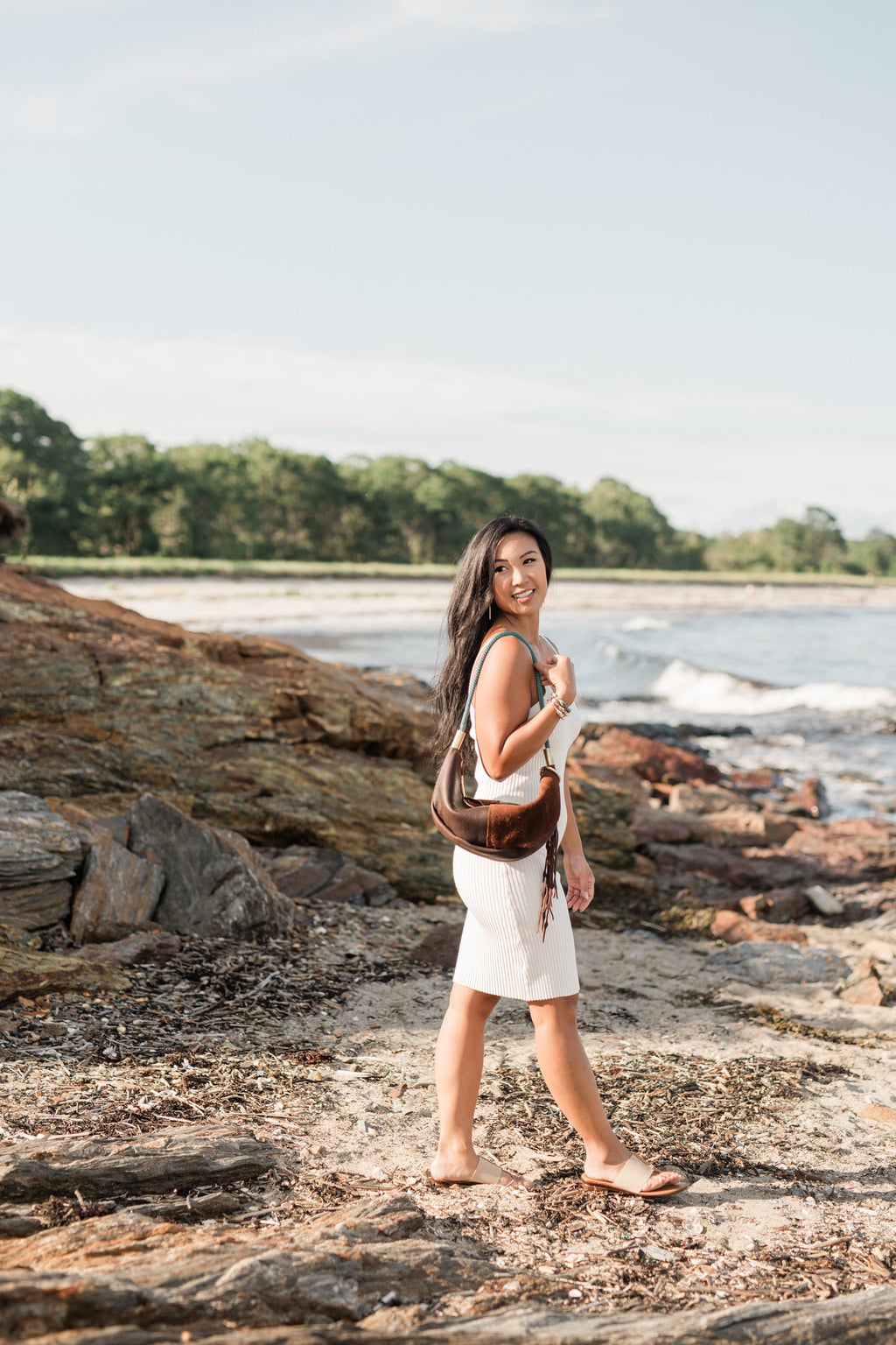 Sling Bag // in Brown Leather