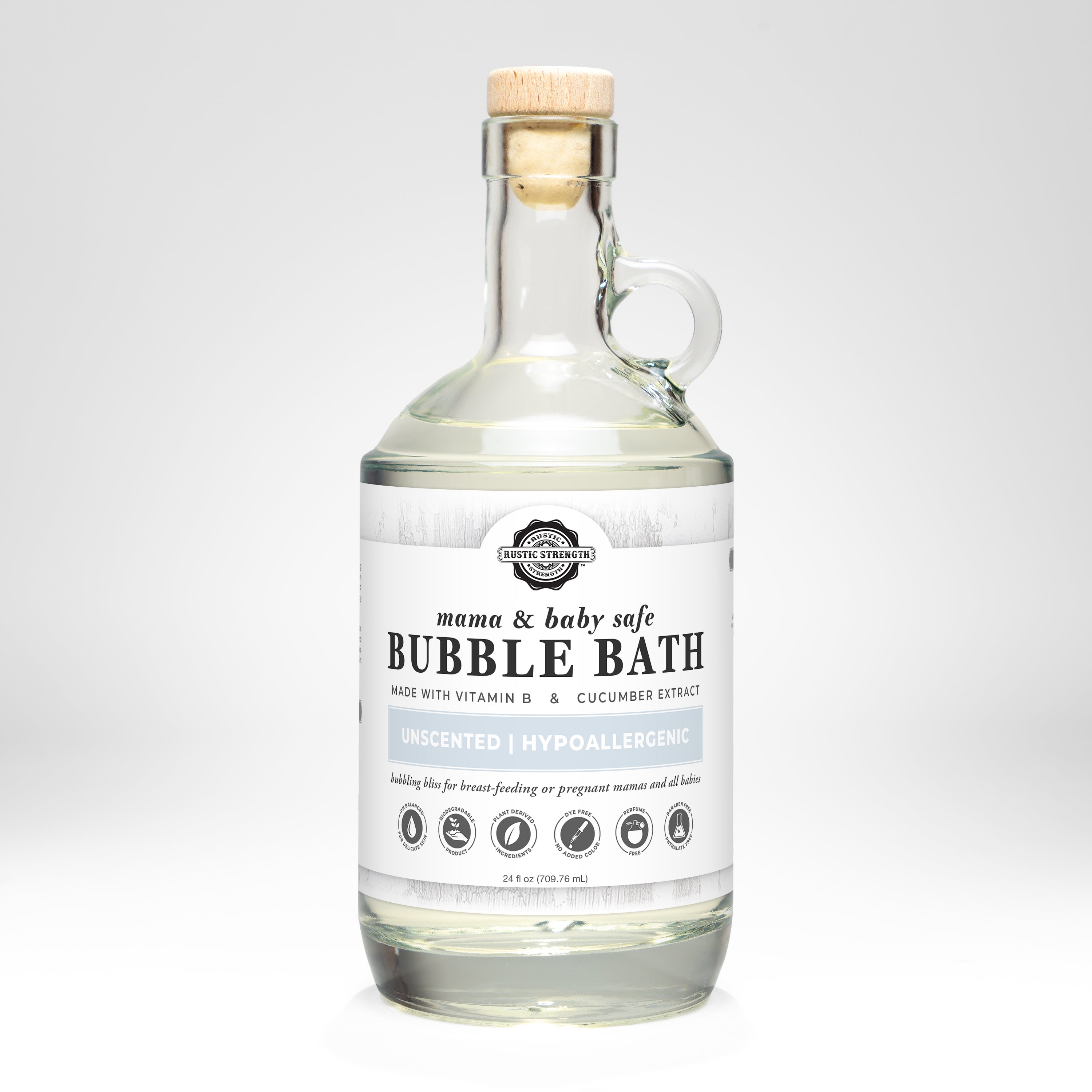 Bubble Bath | Mama + Baby Safe 24 oz Glass