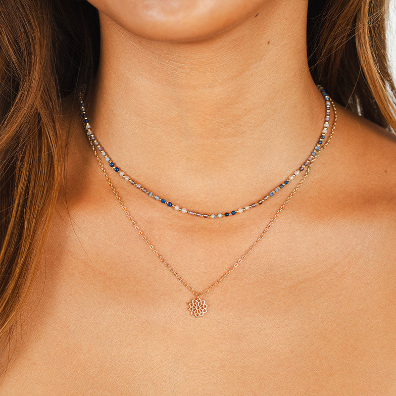Master Manifestor 2mm Metal Accent Healing Necklace
