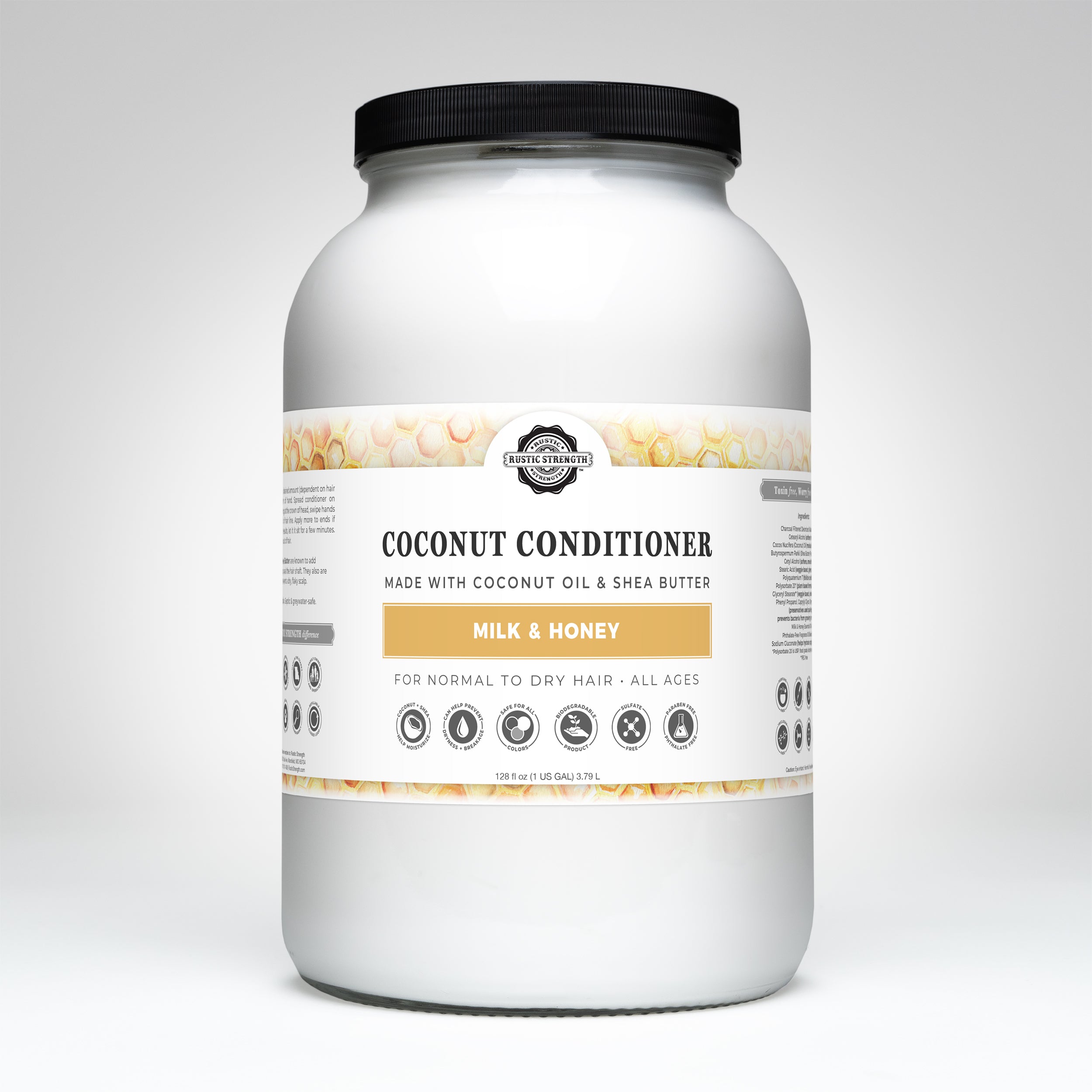 Coconut Conditioner | Milk & Honey Gallon Jar Glass