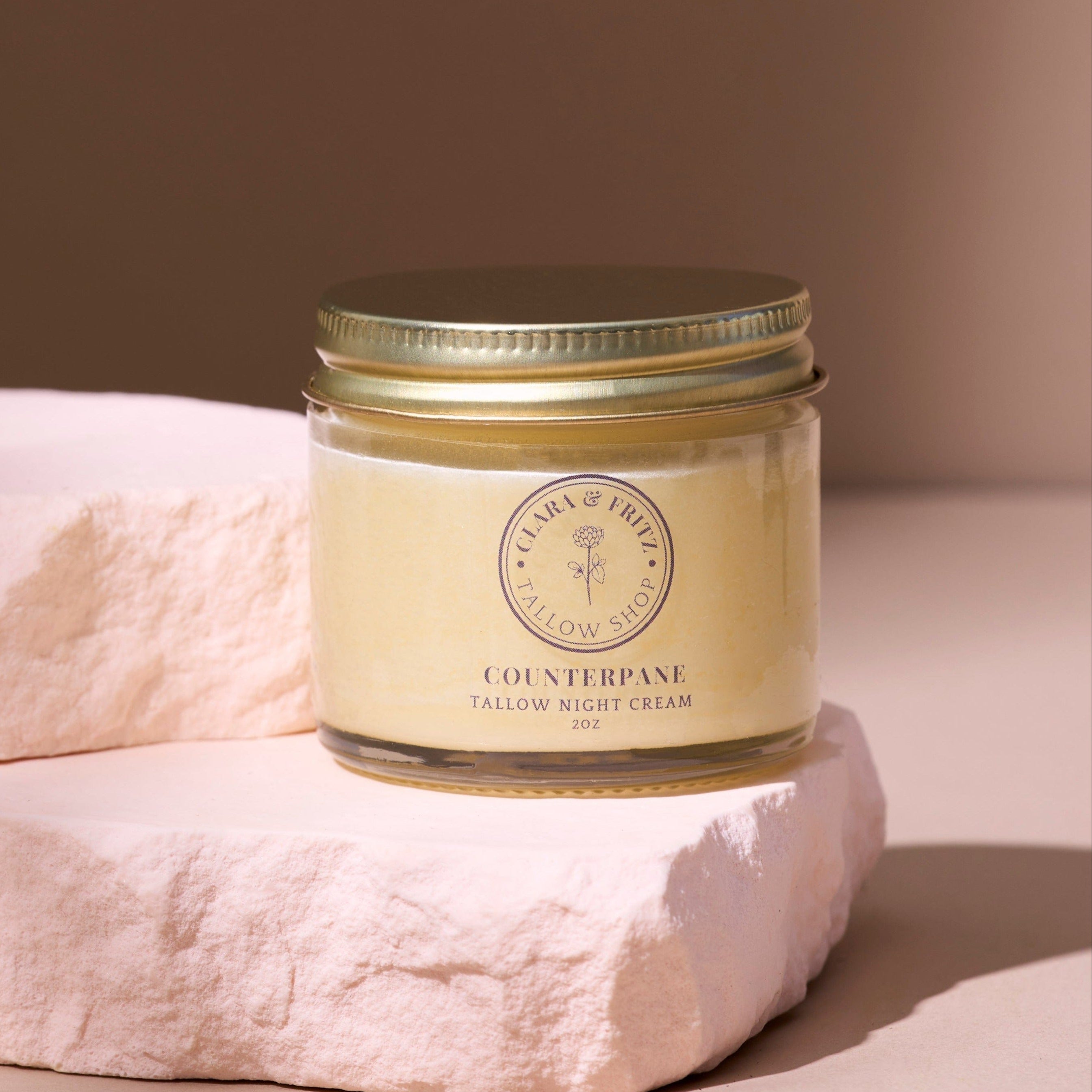 Counterpane Tallow Night Cream 2oz