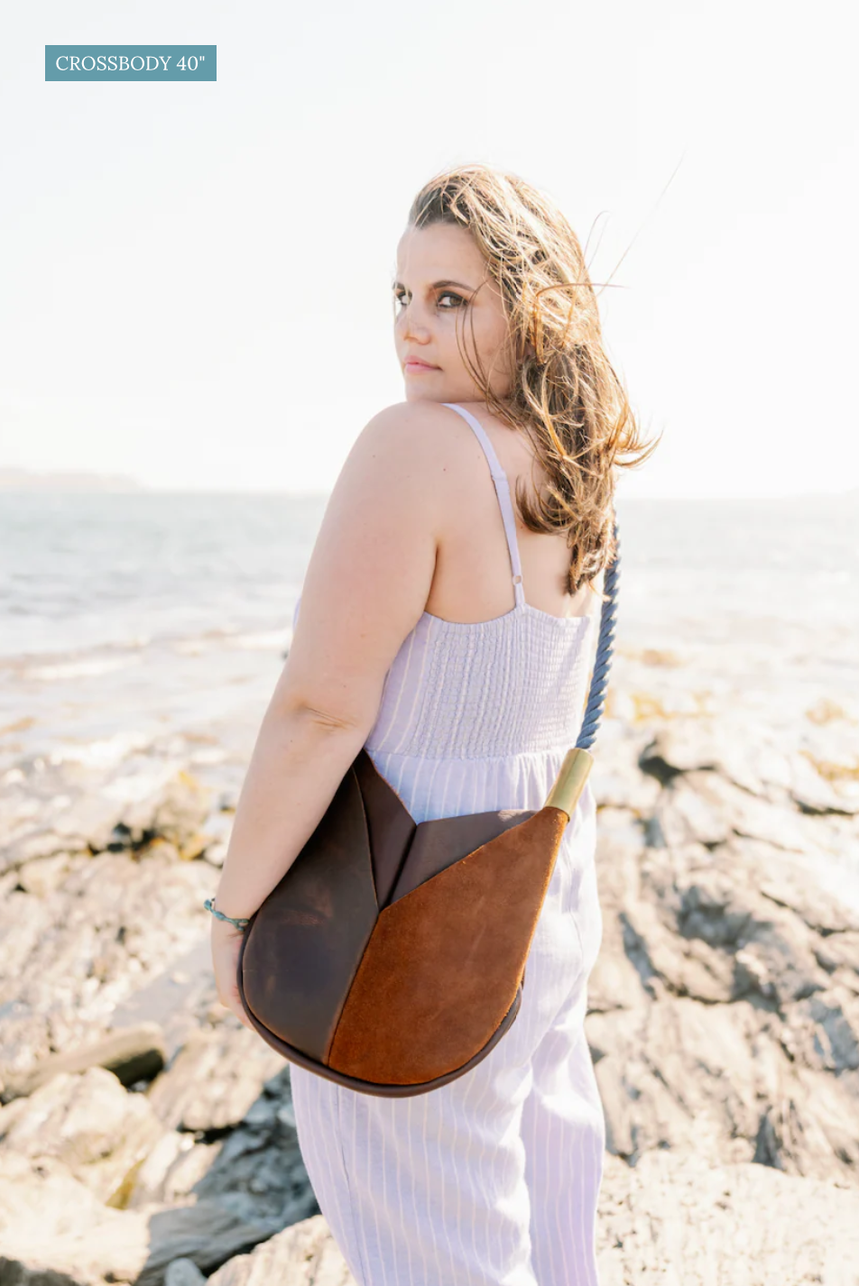 Original Wildwood Bag // Small Crossbody in Brown Leather