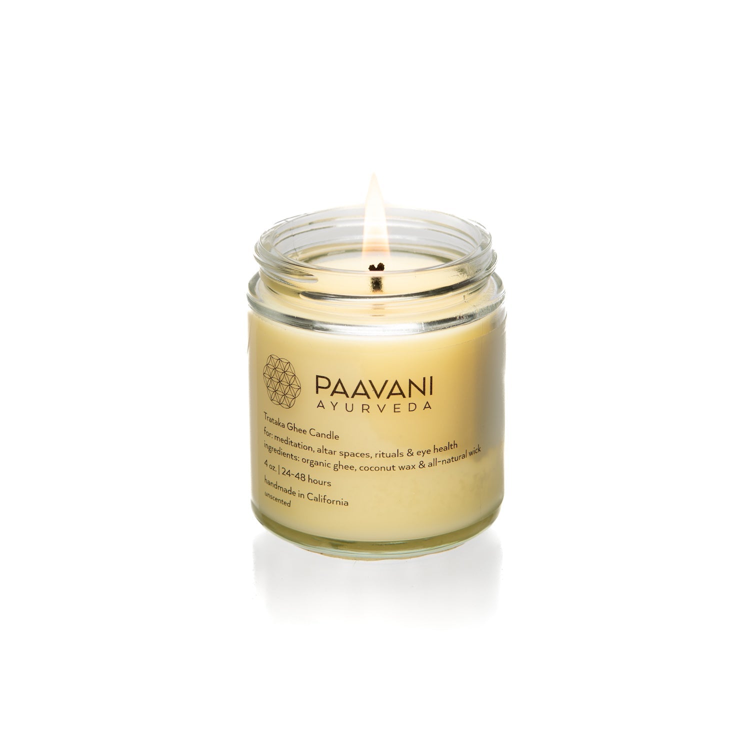 Trataka Ghee Candle | Ayurvedic Meditation Candle for Focus & Eye Health