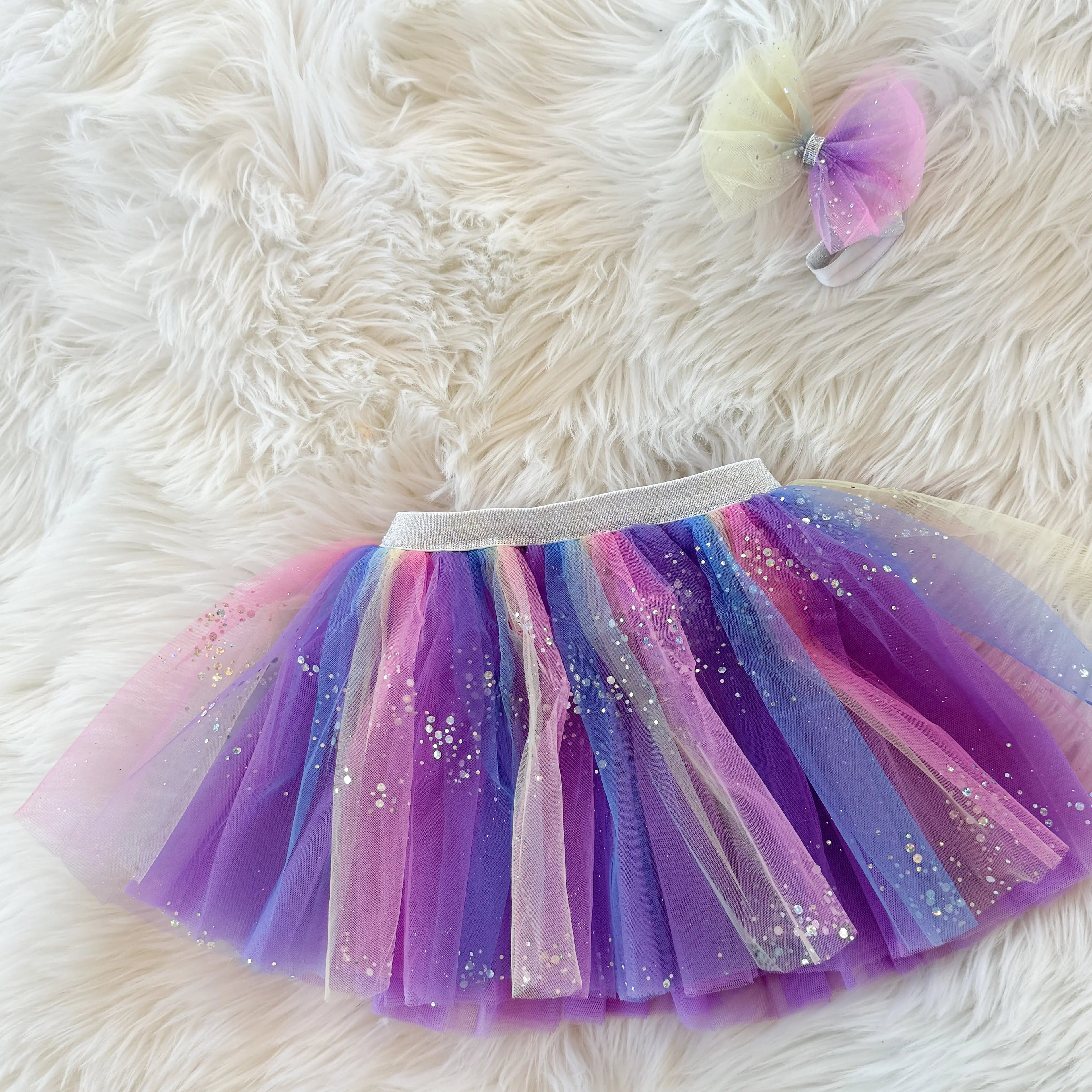 Xander Clothes XL Sz. 2-4 Tutu Rainbow