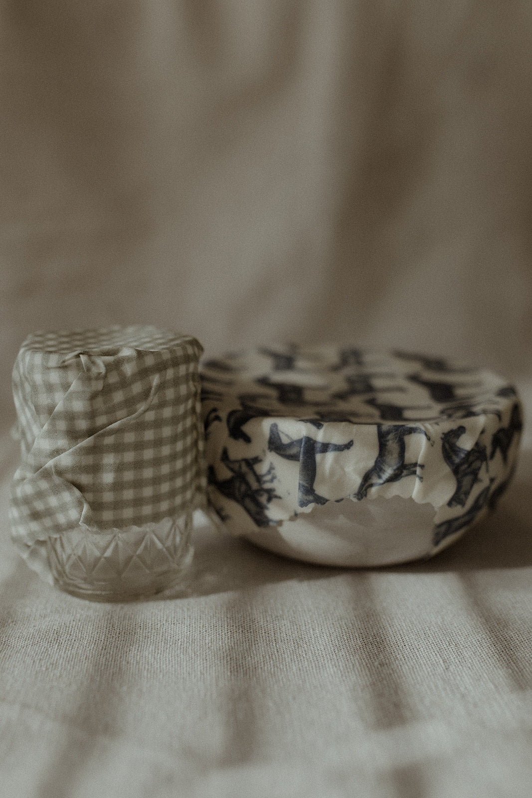 natural beeswax wraps / saddle + sage
