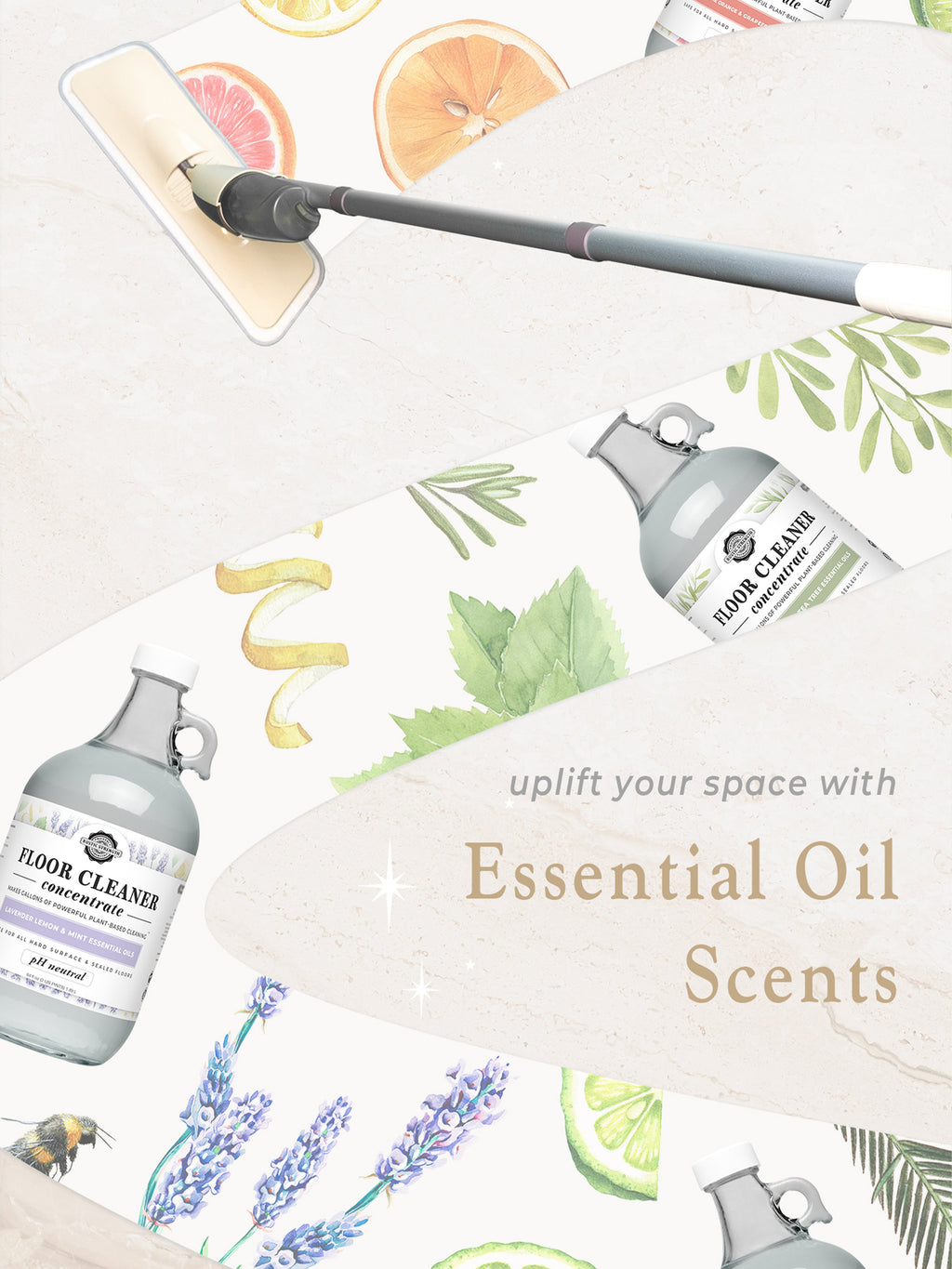 Floor Cleaner Concentrate | Rosemary, Mint & Tea Tree