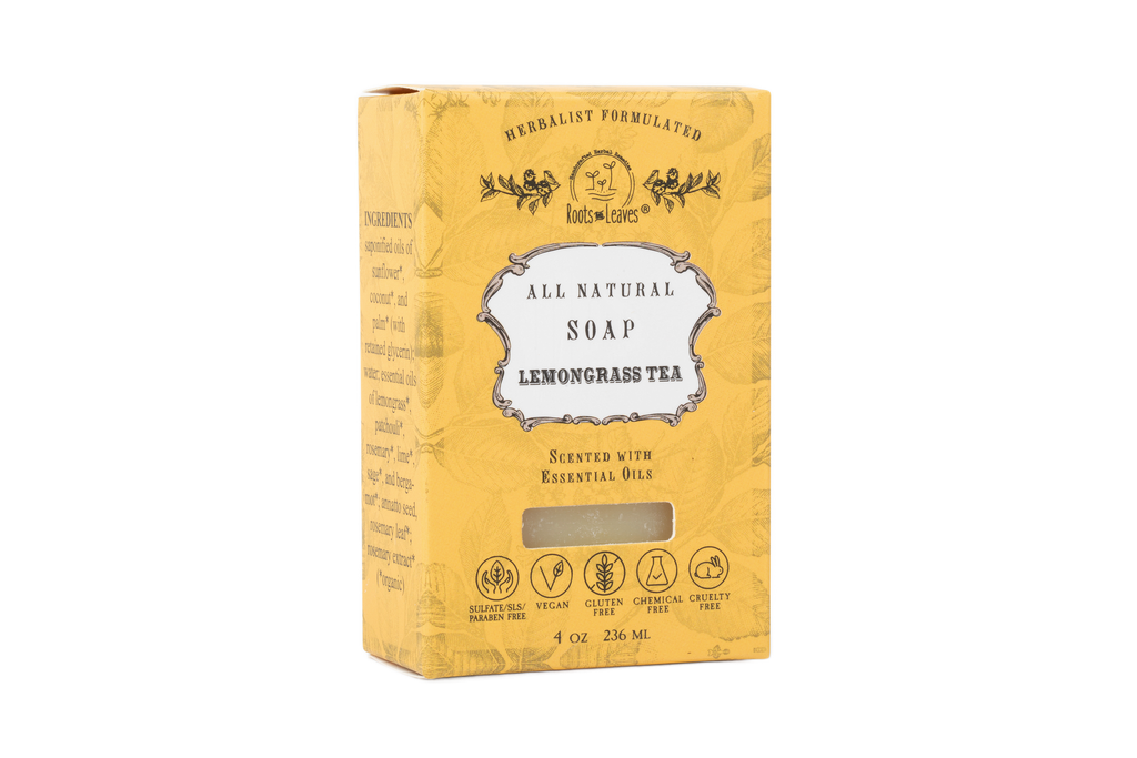 Organic Vegan Lemongrass Tea Bar Soap