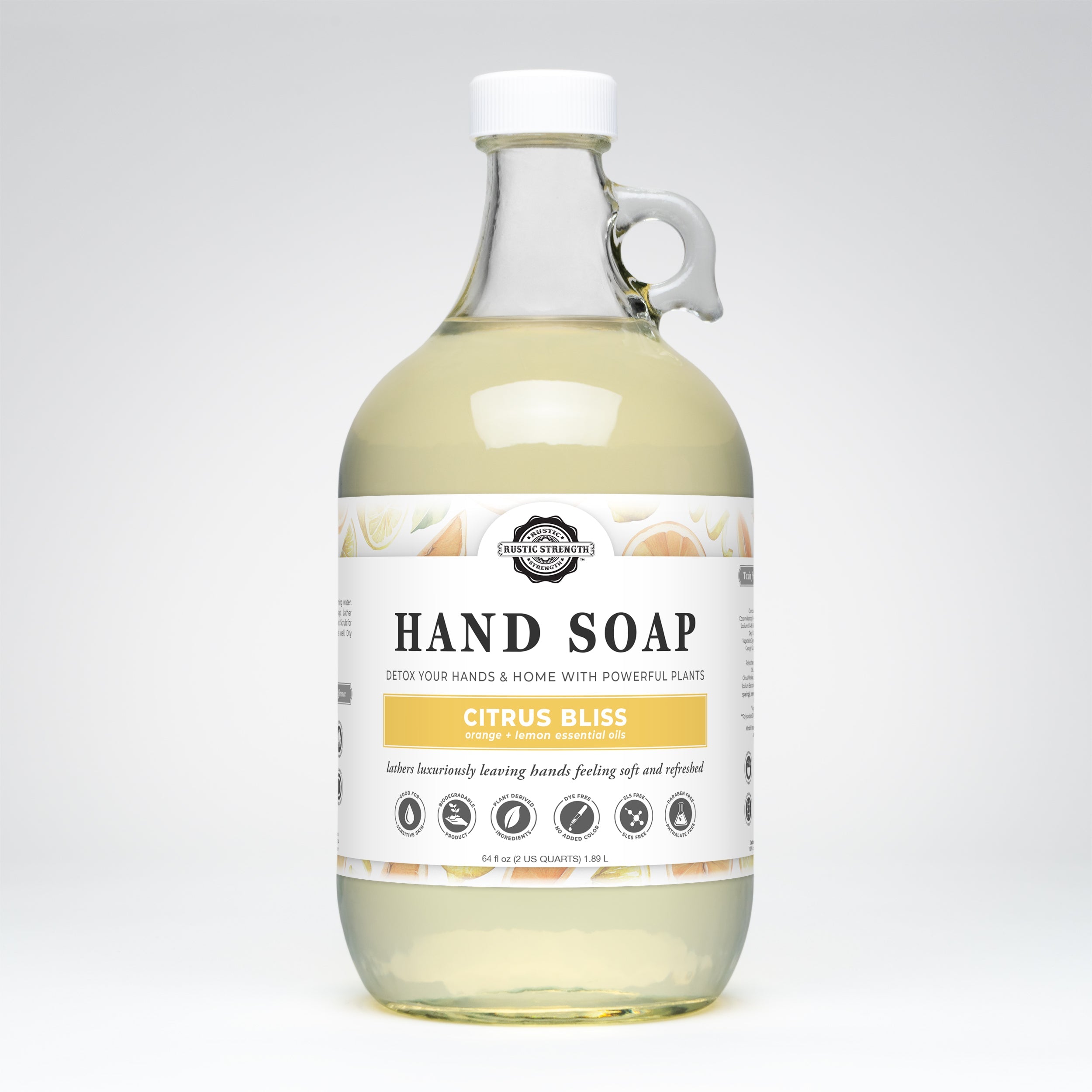 Hand Soap | Citrus Bliss Half Gallon Glass