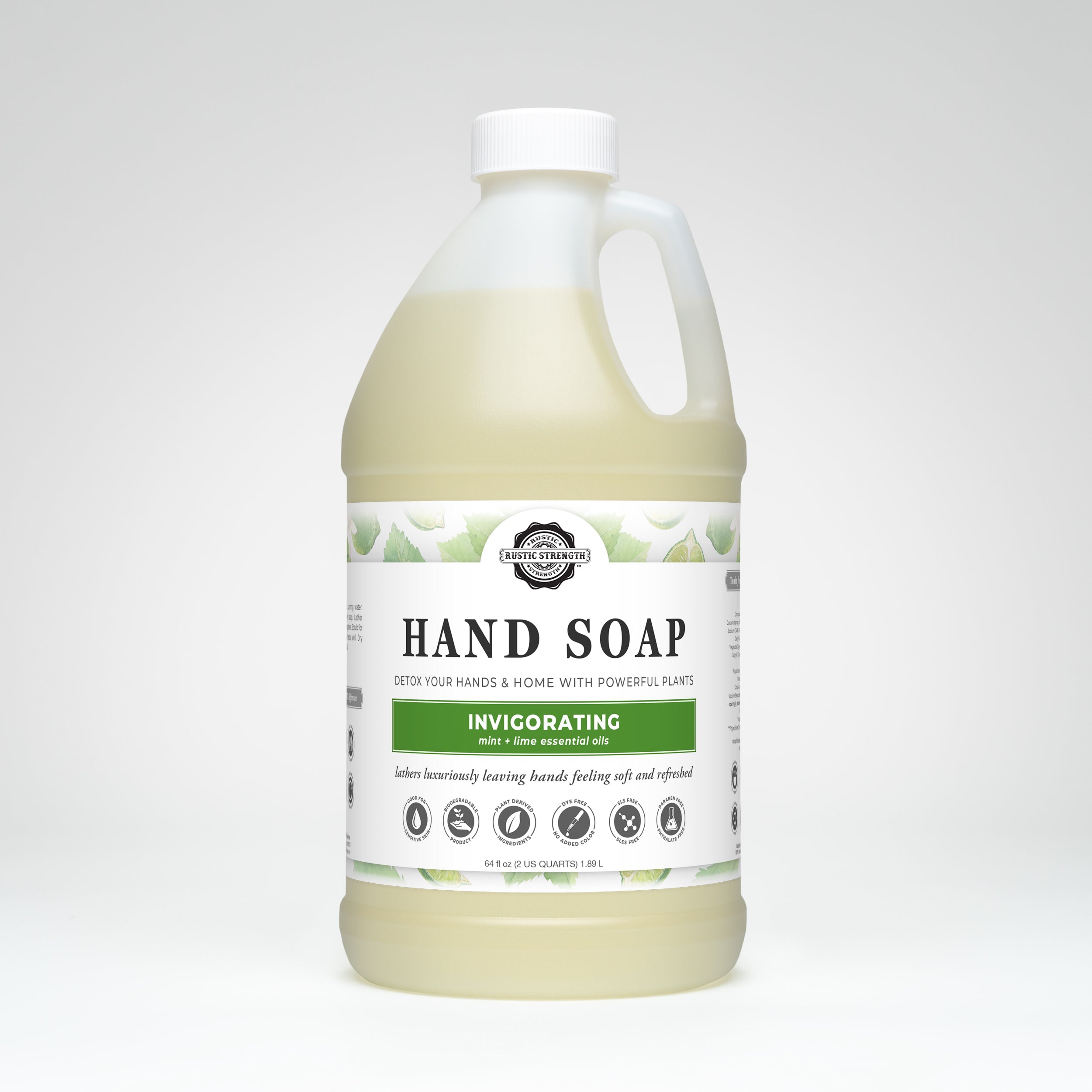 Hand Soap | Invigorating Half Gallon Plastic