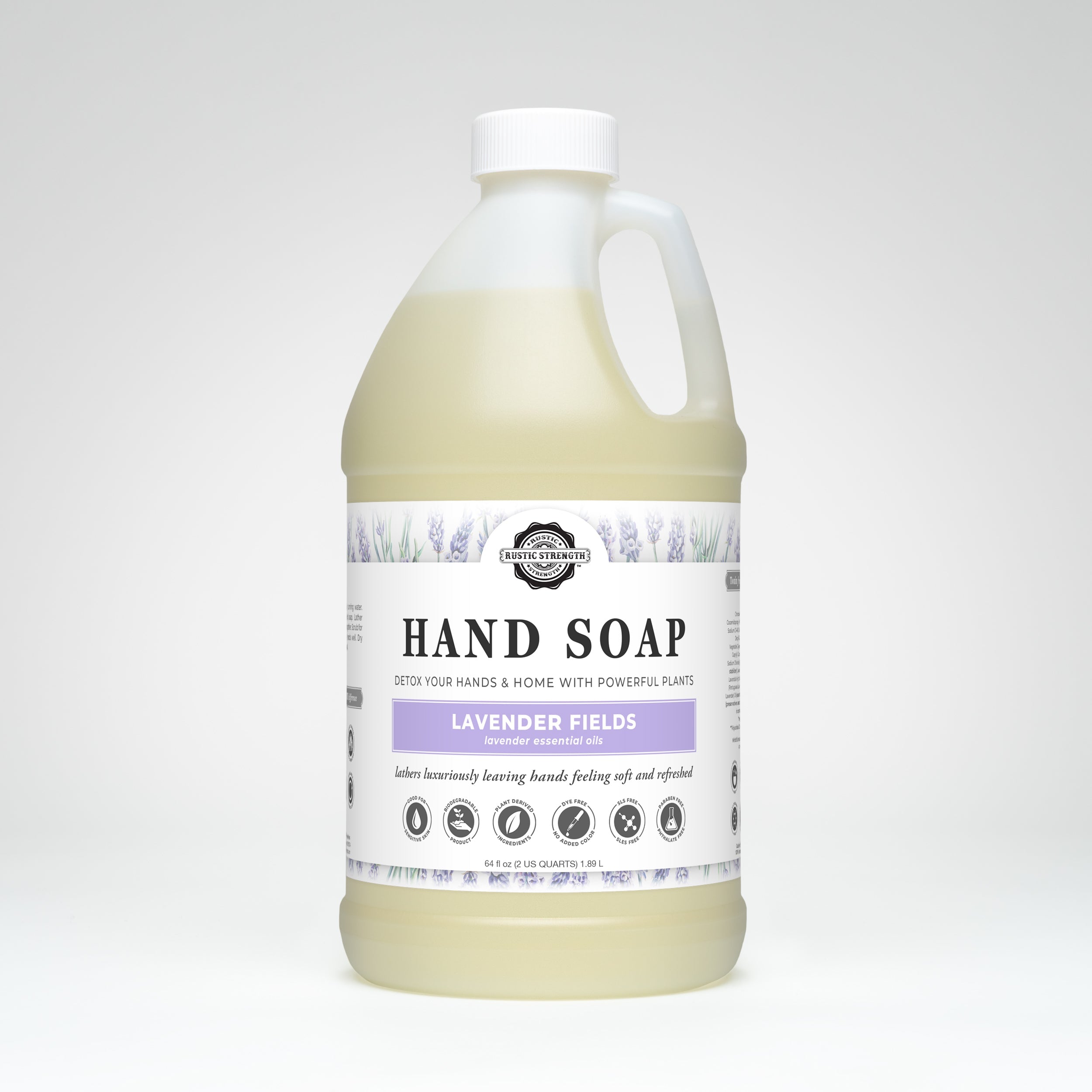 Hand Soap | Lavender Fields Half Gallon Plastic