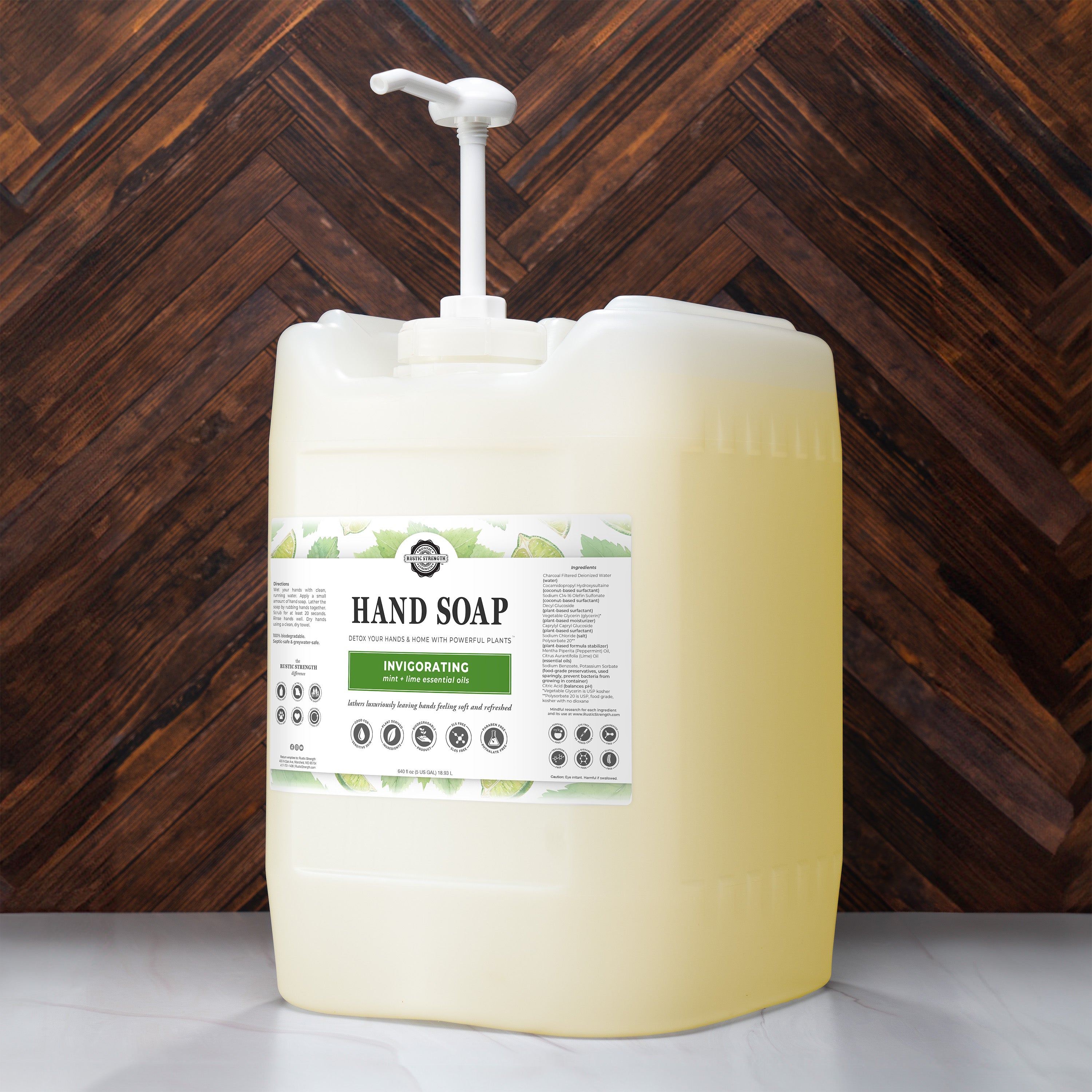 Hand Soap | Invigorating 5 Gallon Eco Jug with Pump