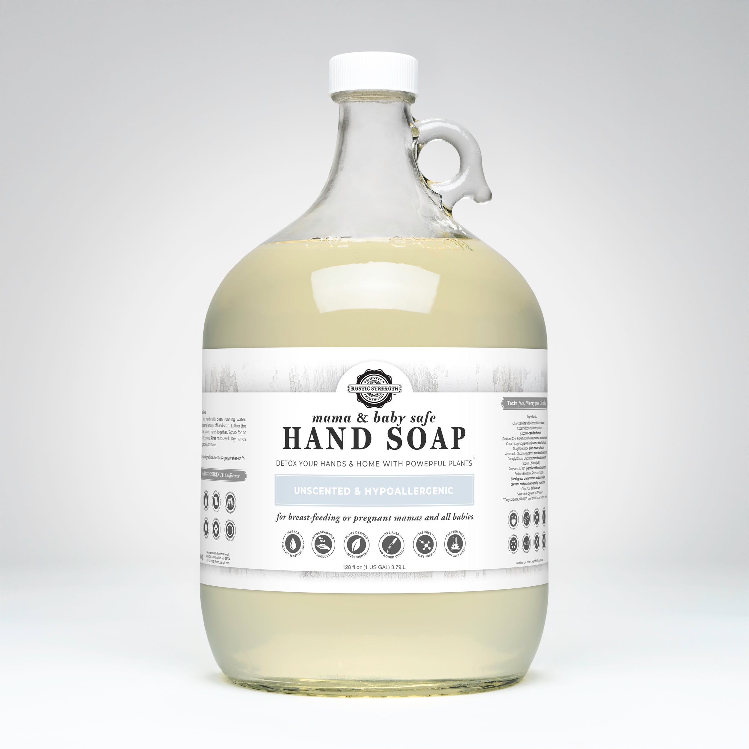 Hand Soap | Mama + Baby Safe Gallon Glass
