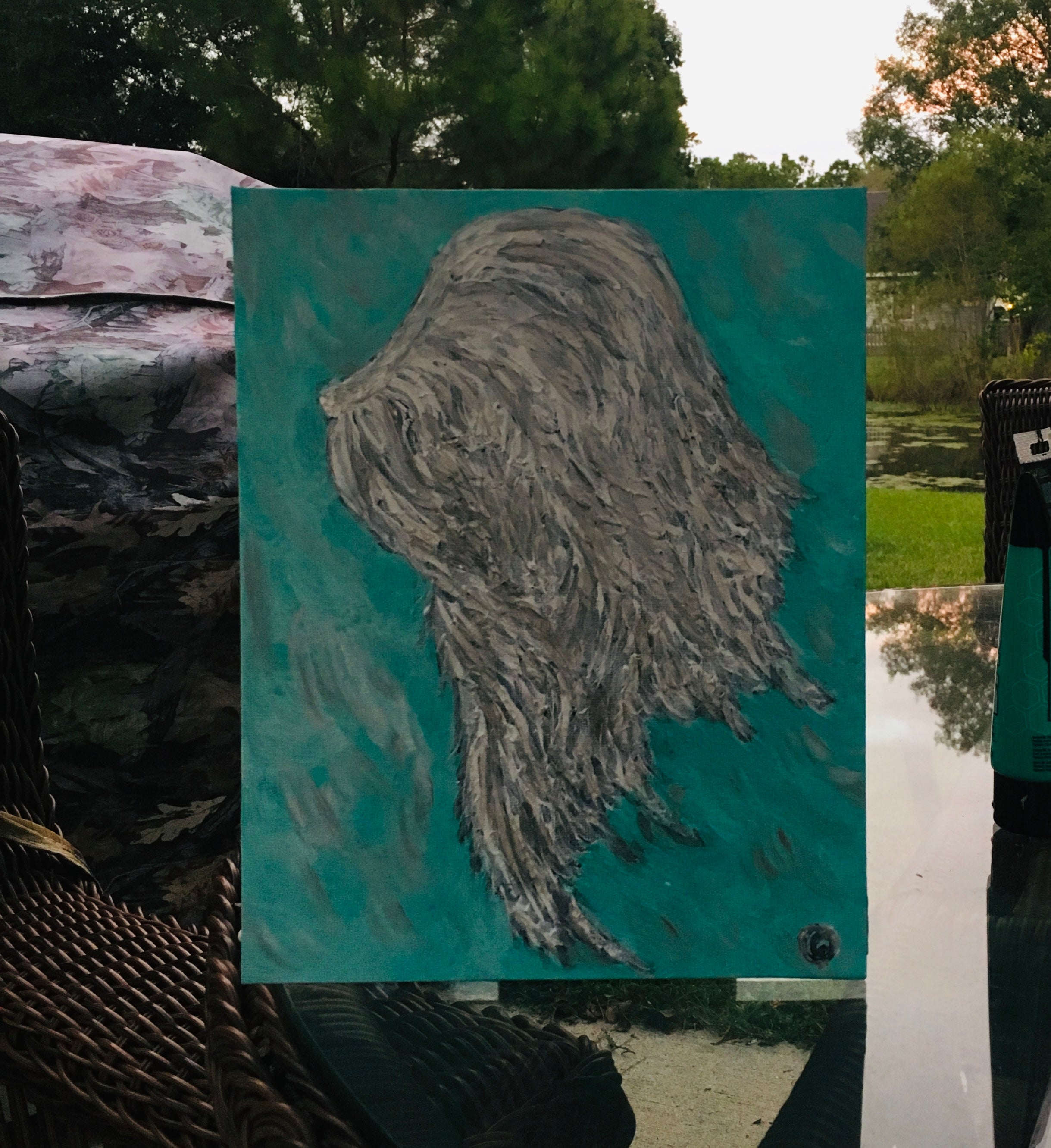 Angel Paintings Original Acrylic on Canvas Guardian Angels with Spiritual Intuitive Message