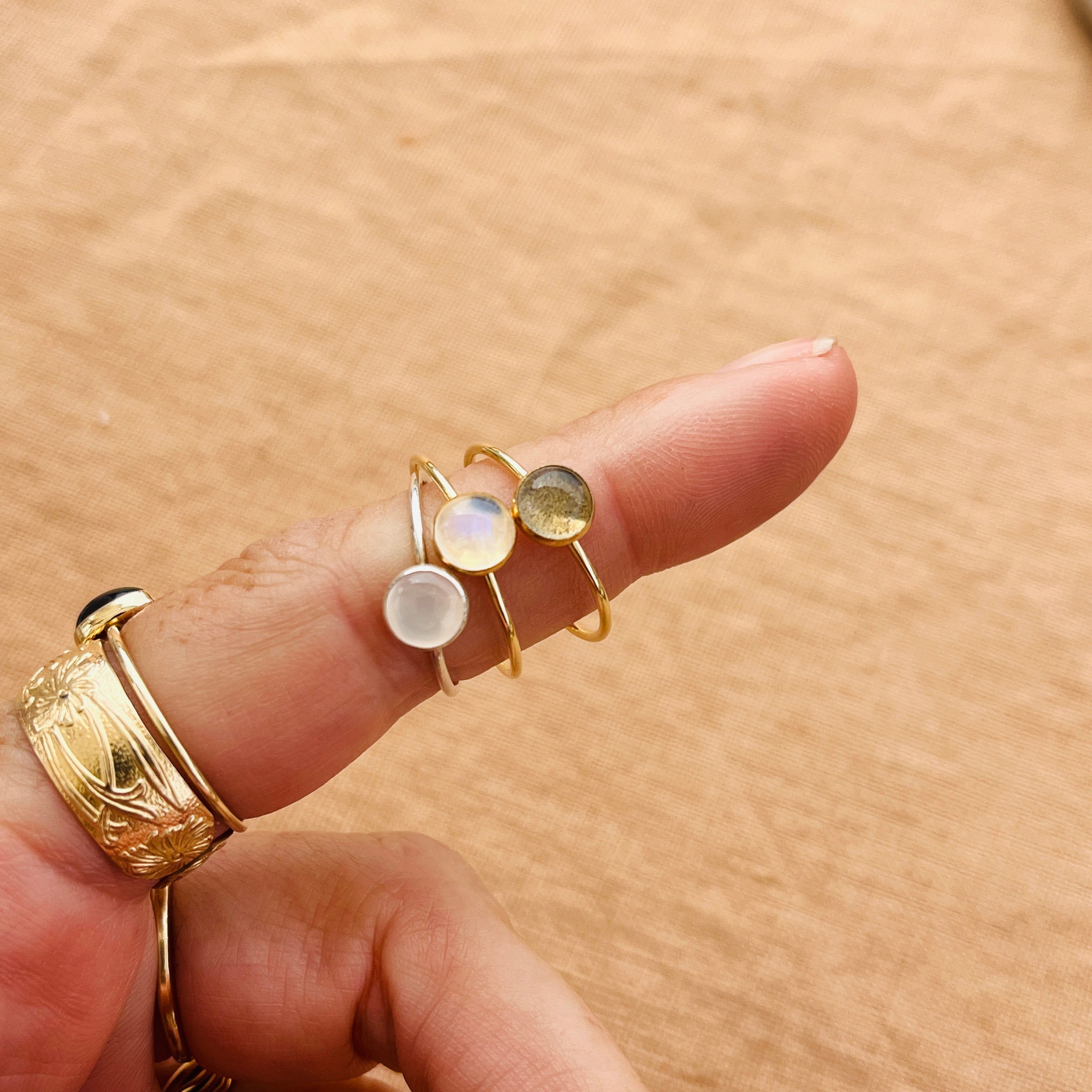 LARGE GEMSTONE RING