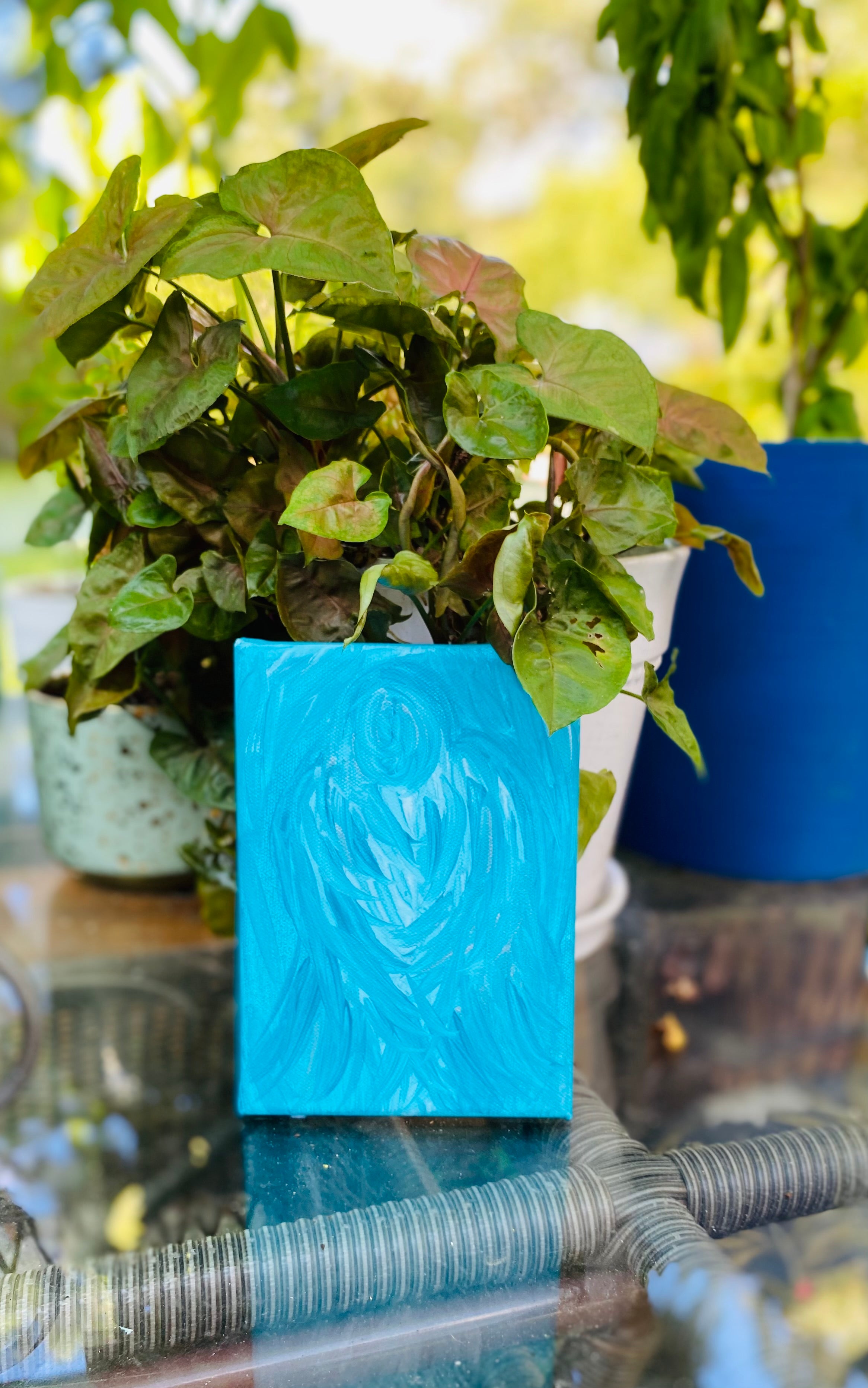 Angel Paintings Original Acrylic on Canvas Guardian Angels with Spiritual Intuitive Message