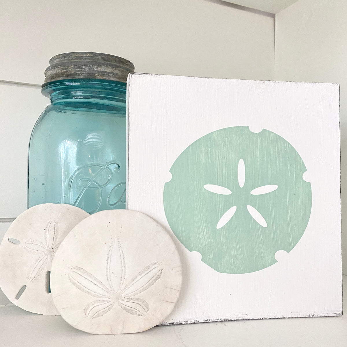 Sand Dollar Sign, 6 x 5.5 in