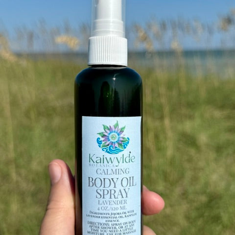 Lavender - Calming  Kaiwylde Body & Bath Oil Spray 4oz.