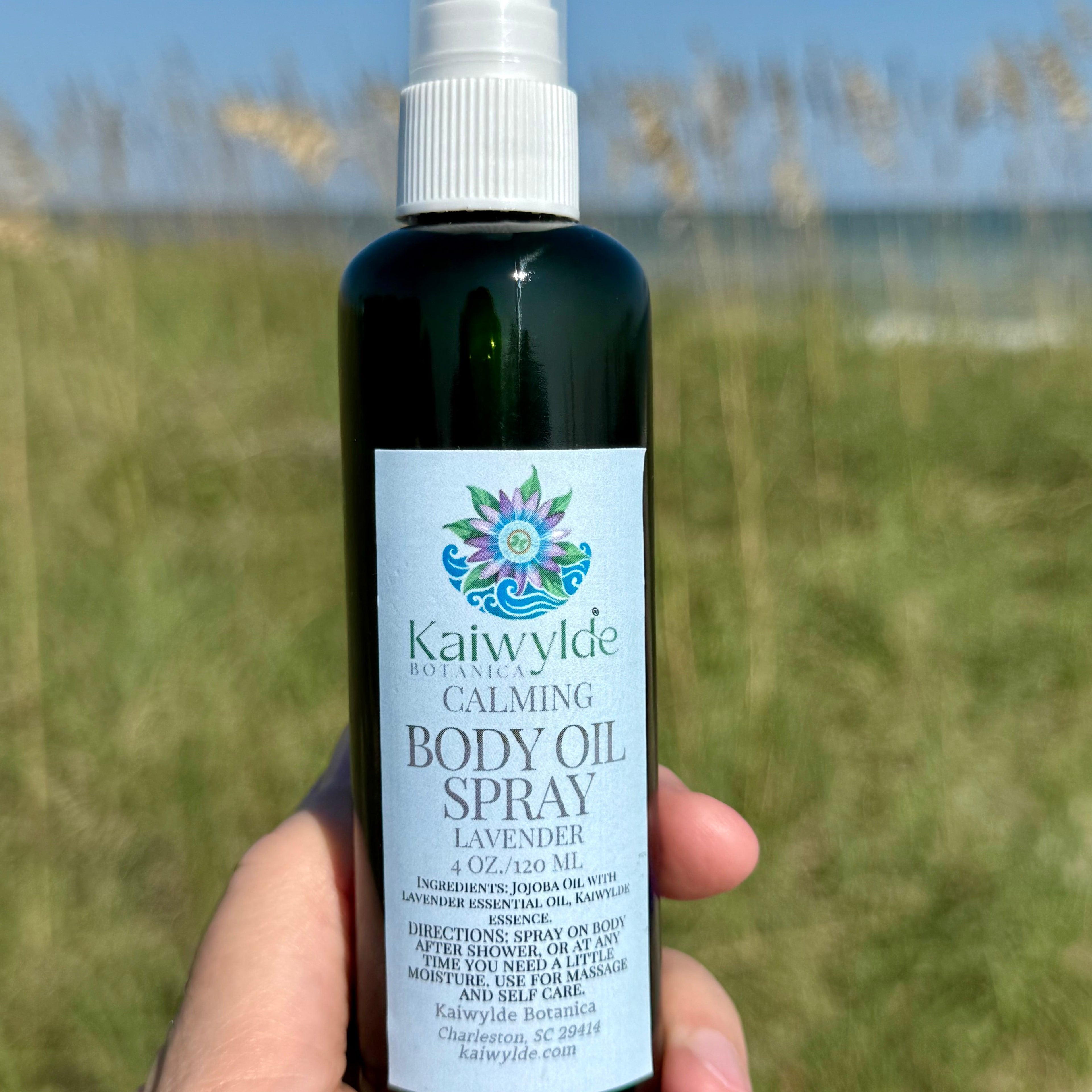 Lavender - Calming  Kaiwylde Body & Bath Oil Spray 4oz.