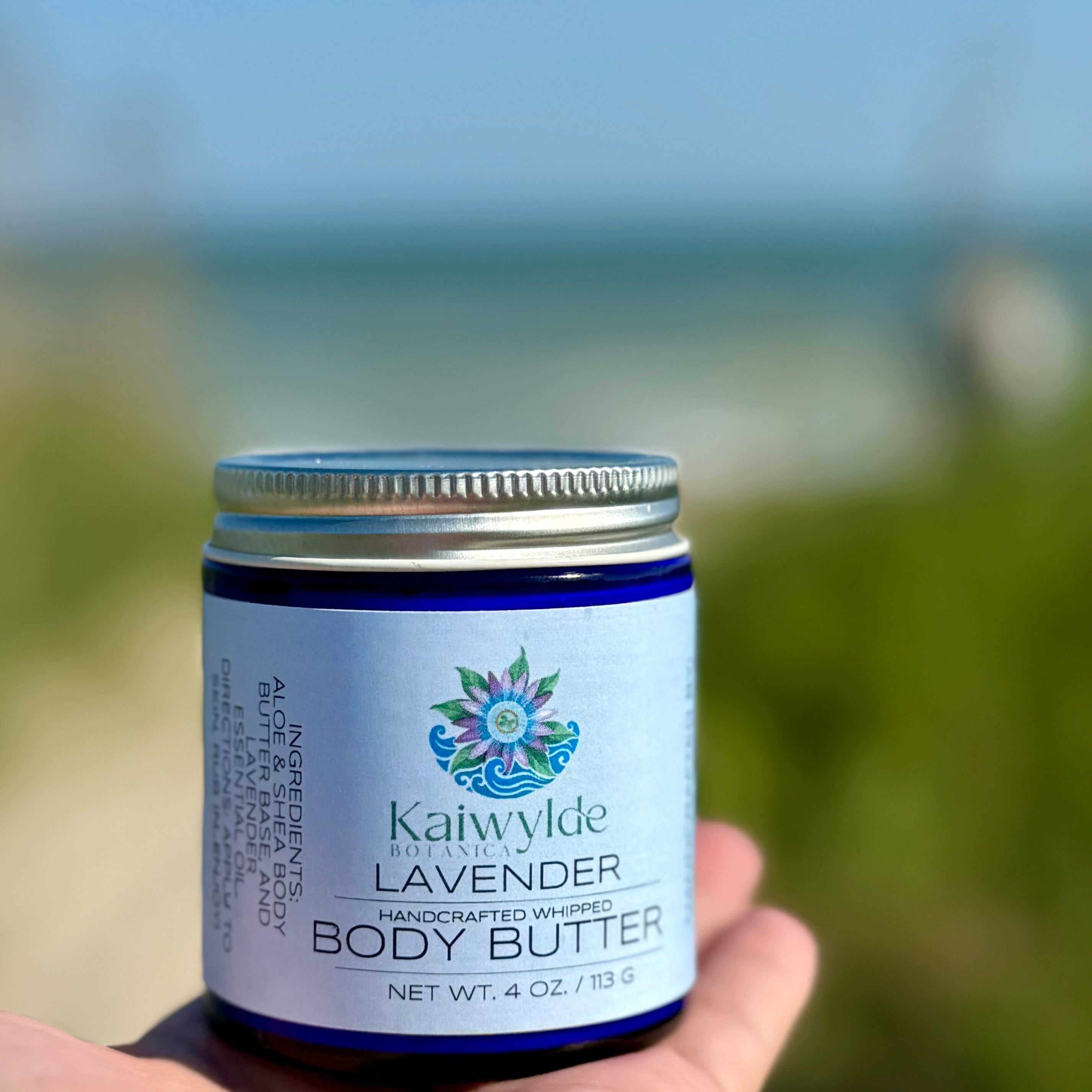 Lavender - Calming  Kaiwylde Moisturizing Body Butter 4oz.