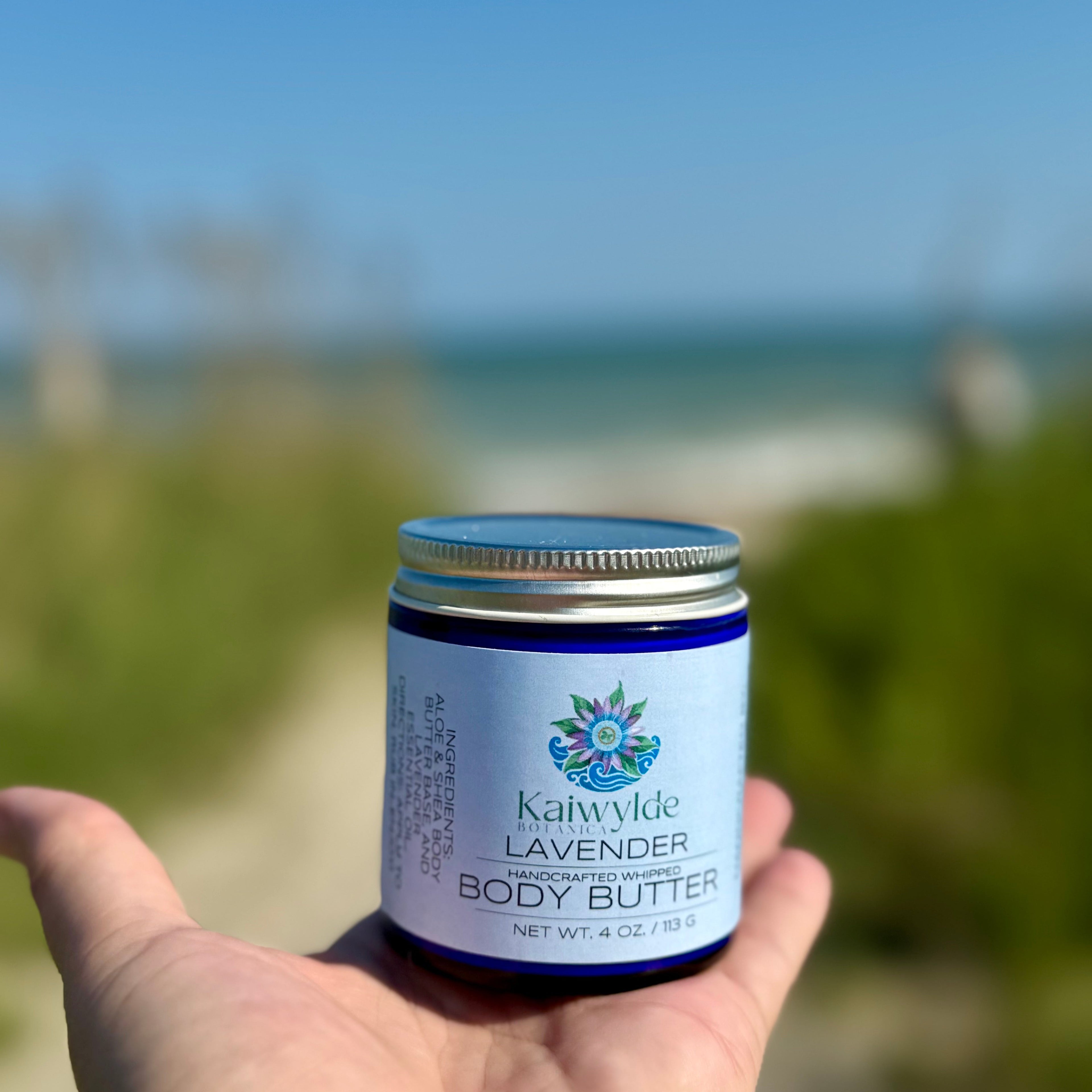 Lavender - Calming  Kaiwylde Moisturizing Body Butter 4oz.