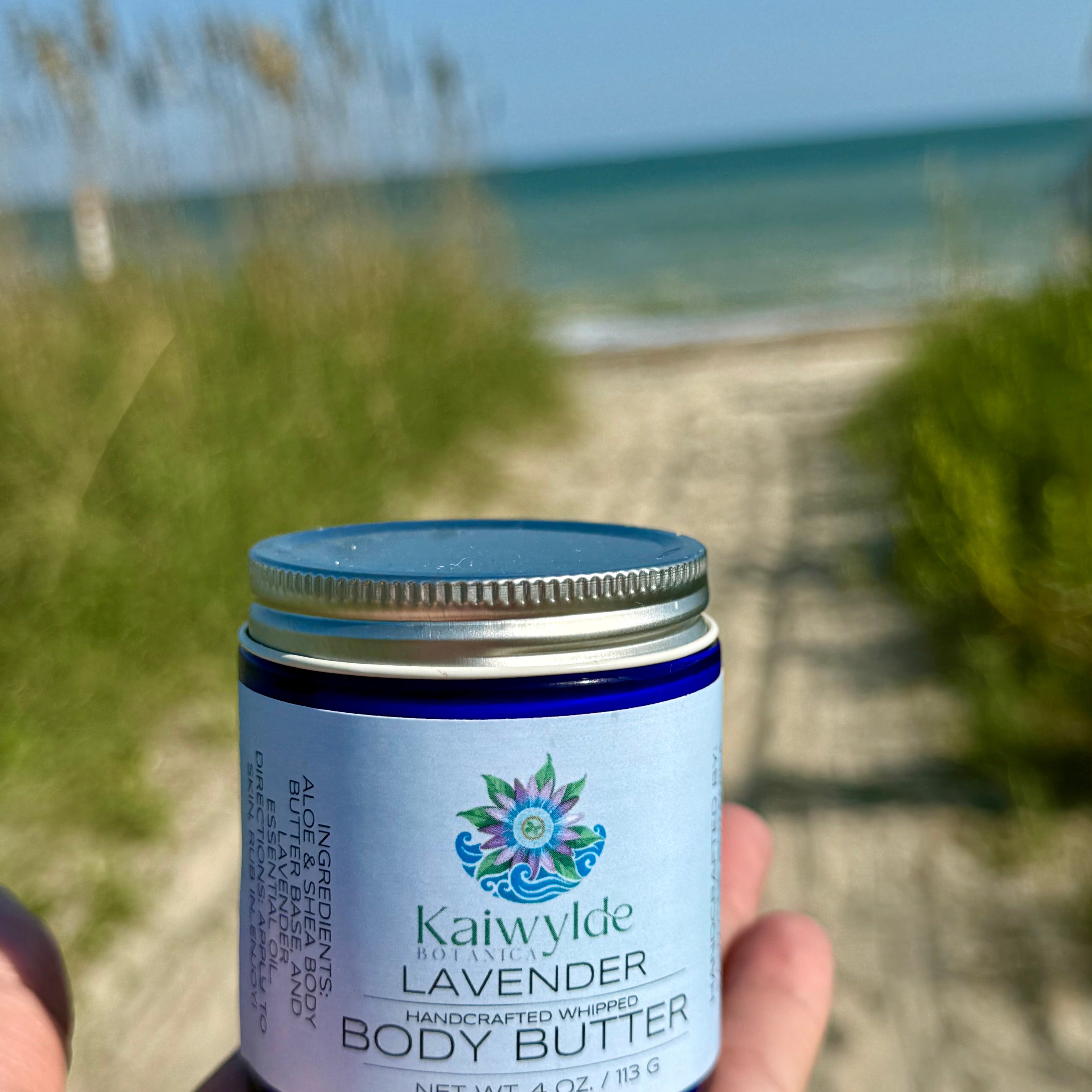 Lavender - Calming  Kaiwylde Moisturizing Body Butter 4oz.