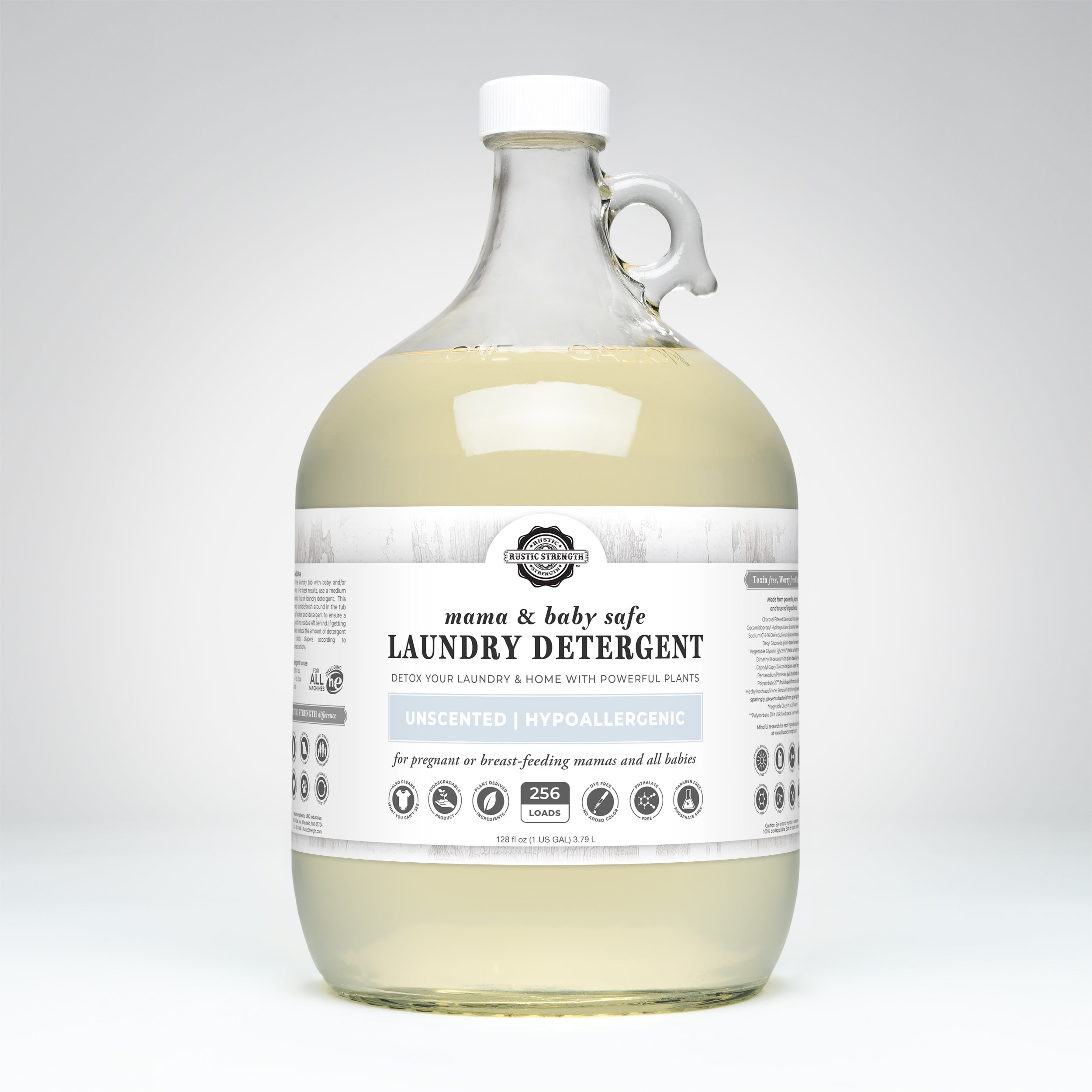Laundry Detergent | Mama + Baby Safe Gallon Glass