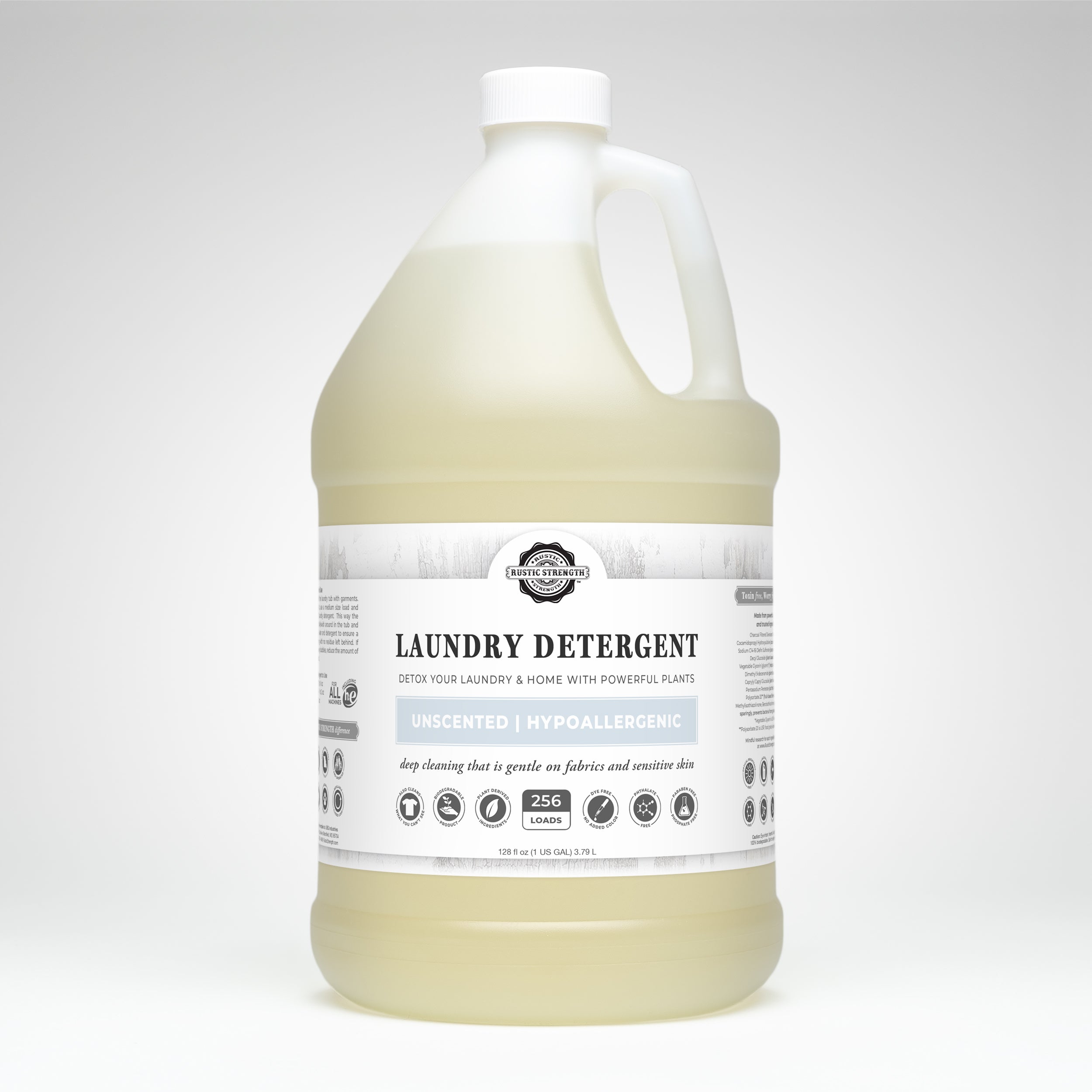 Laundry Detergent | Unscented Gallon Plastic