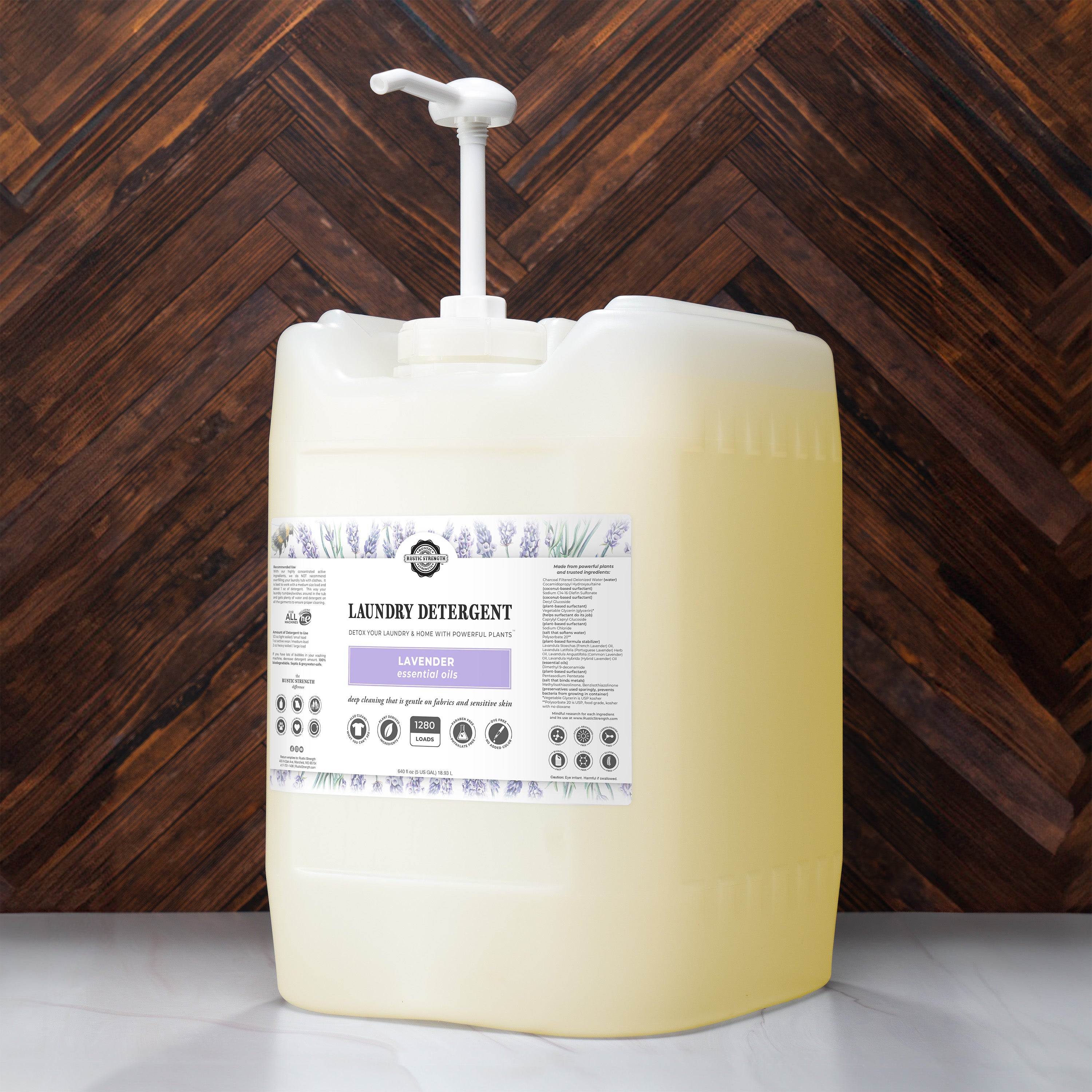 Laundry Detergent | Lavender 5 Gallon Eco Jug with Pump