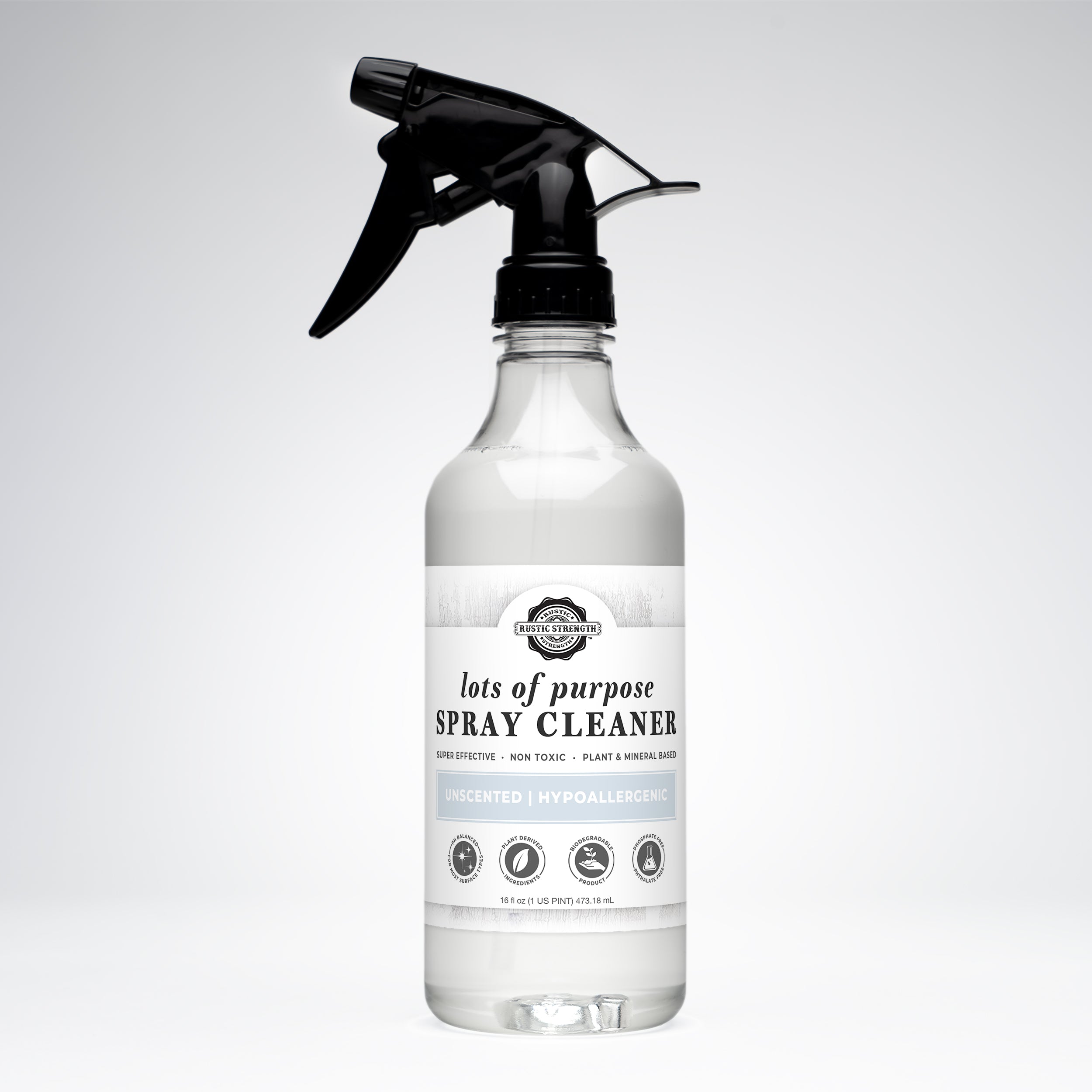 Lots of Purpose Spray Cleaner | Unscented 16 oz Plastic