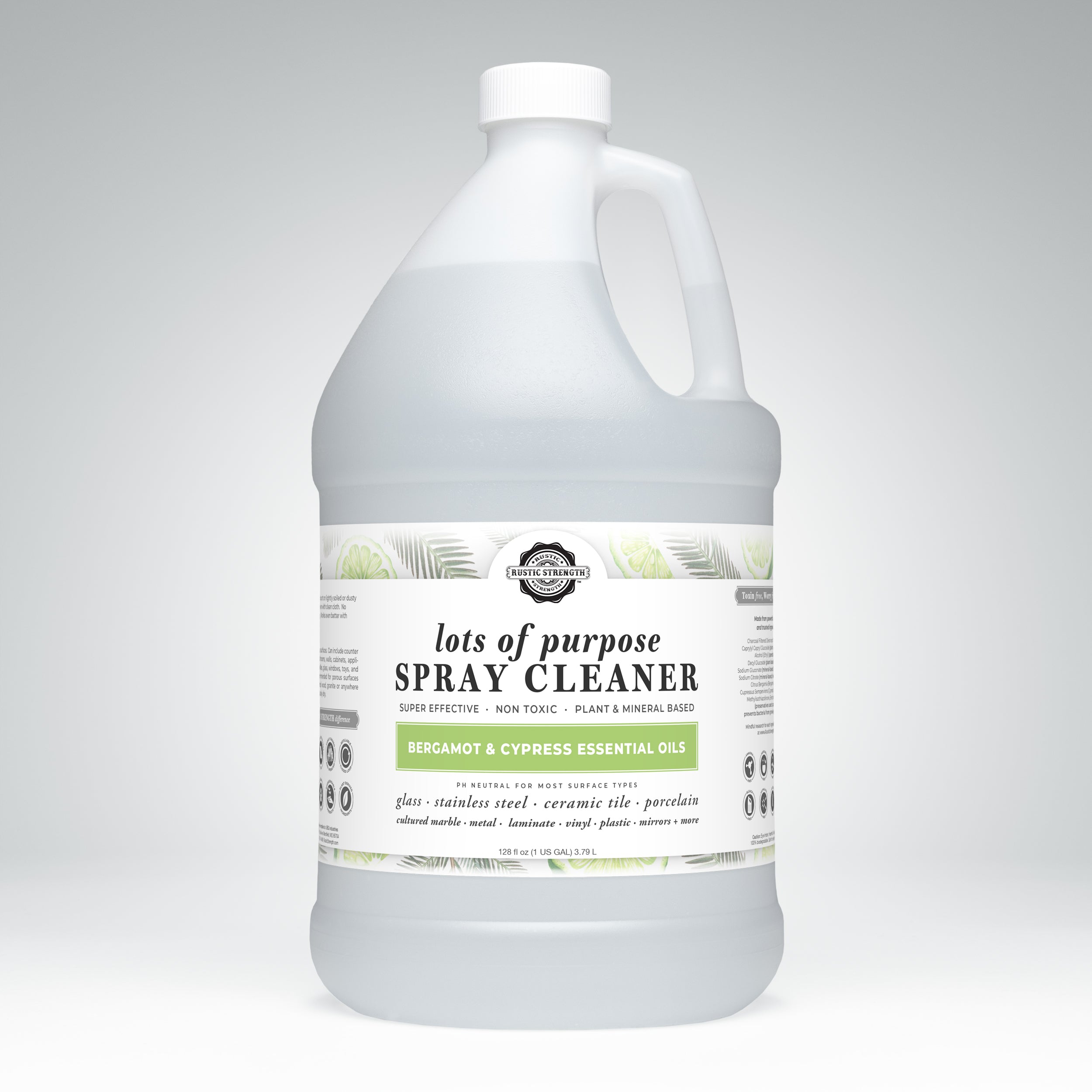 Lots of Purpose Spray Cleaner | Bergamot & Cypress Gallon Plastic