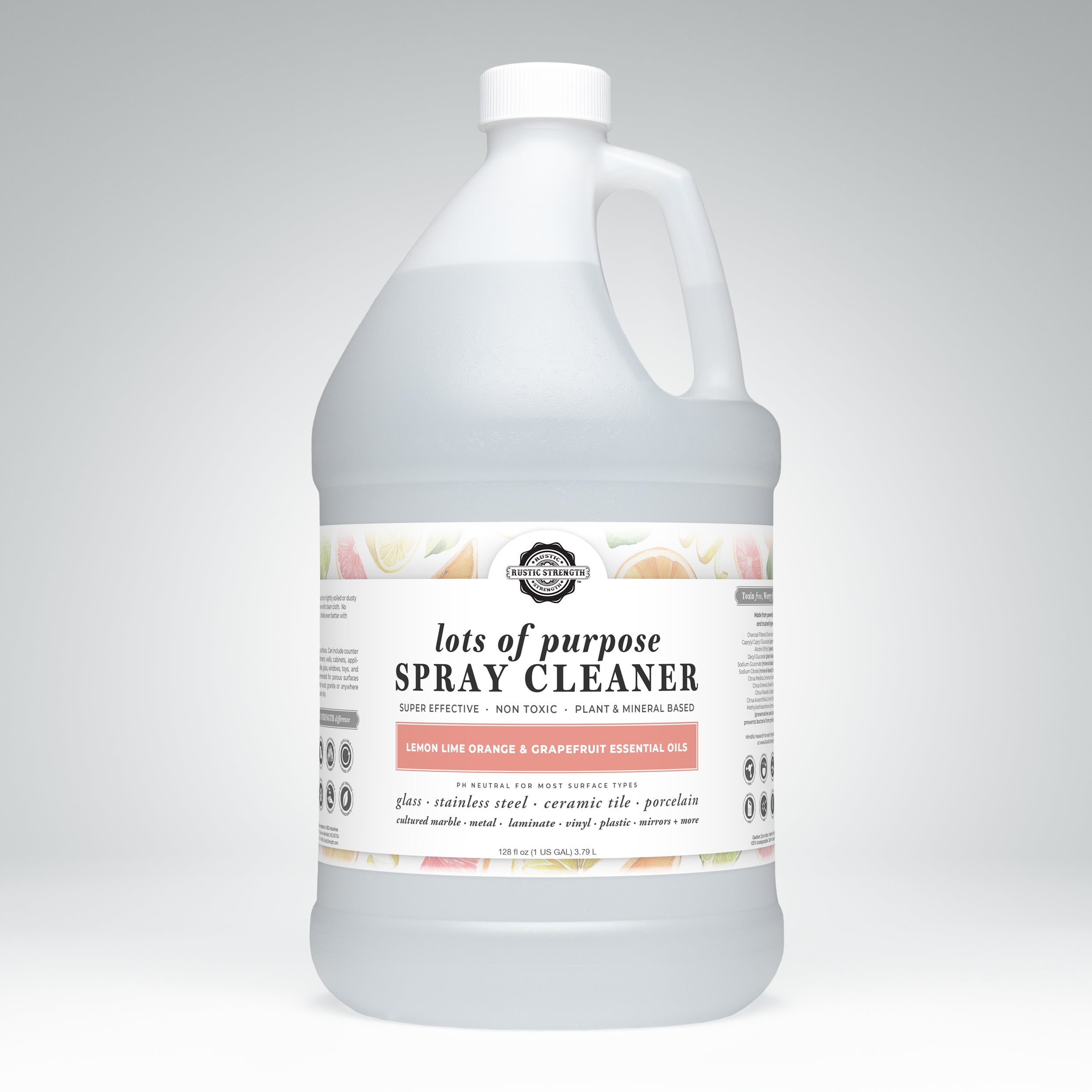 Lots of Purpose Spray Cleaner | Lemon, Lime, Orange & Grapefruit Gallon Plastic