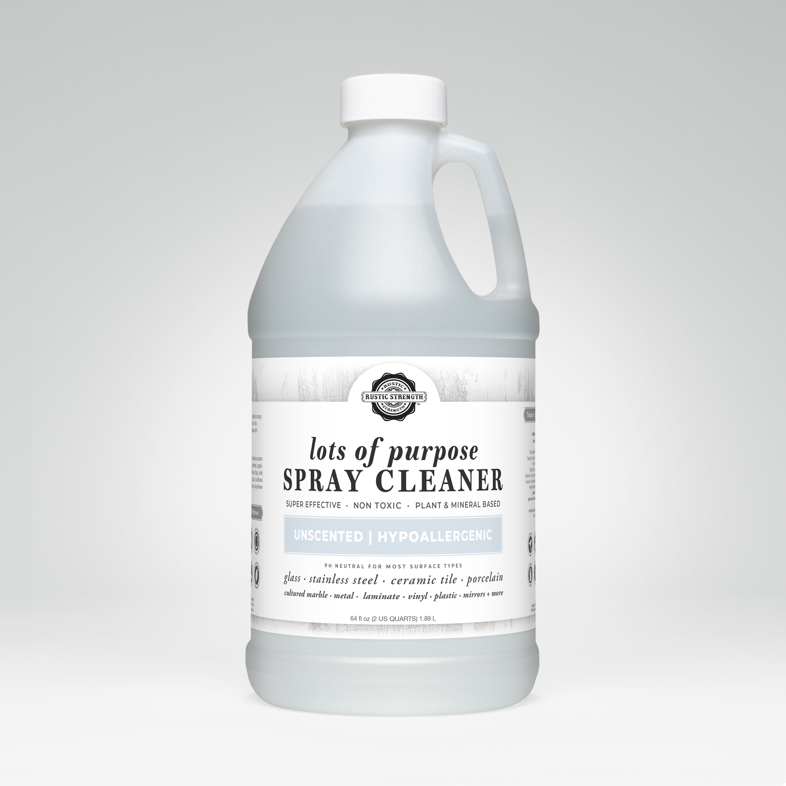 Lots of Purpose Spray Cleaner | Unscented Half Gallon Plastic